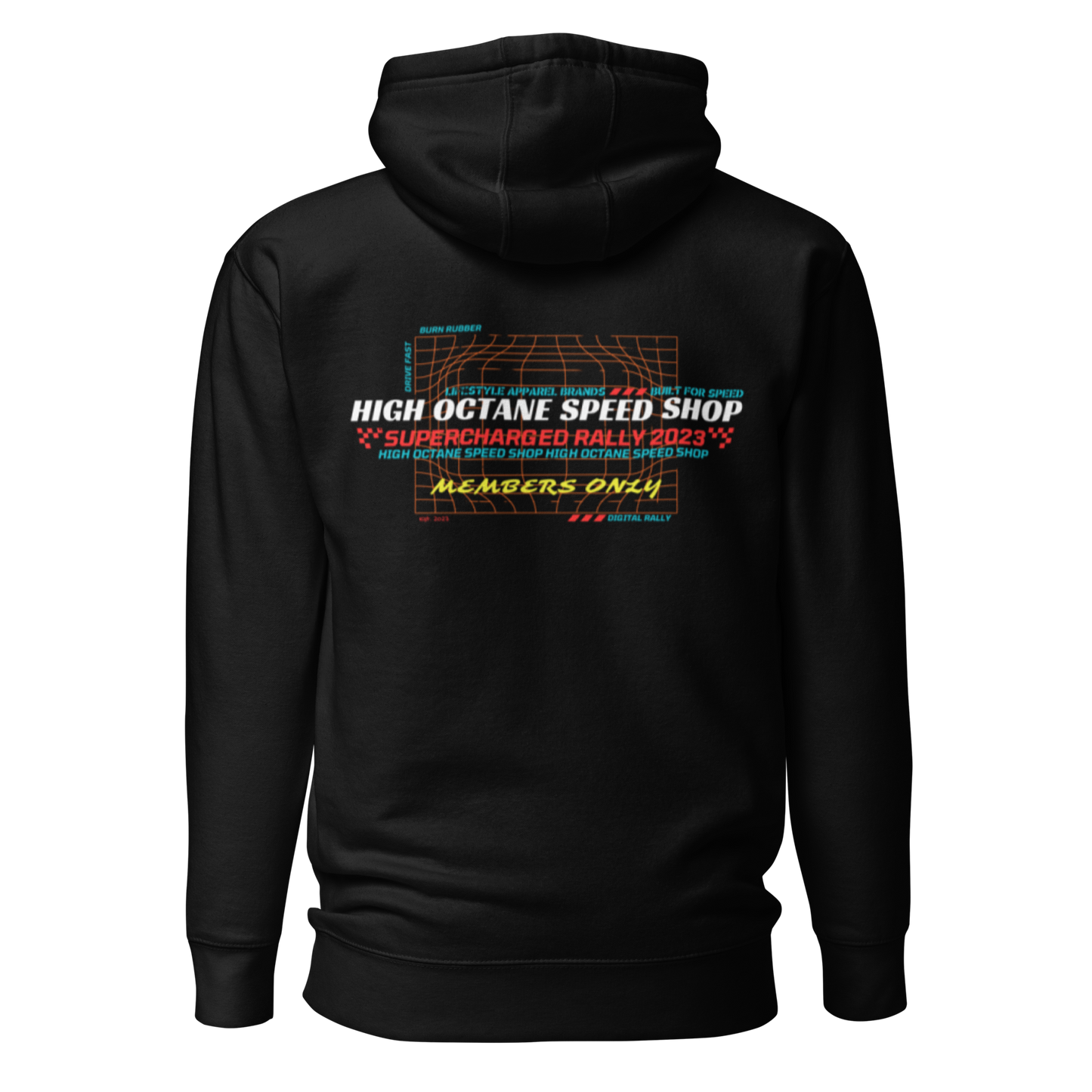 High Octane Speed Shop™ Premium Hoodie | Cotton Heritage M2580 Front/Back
