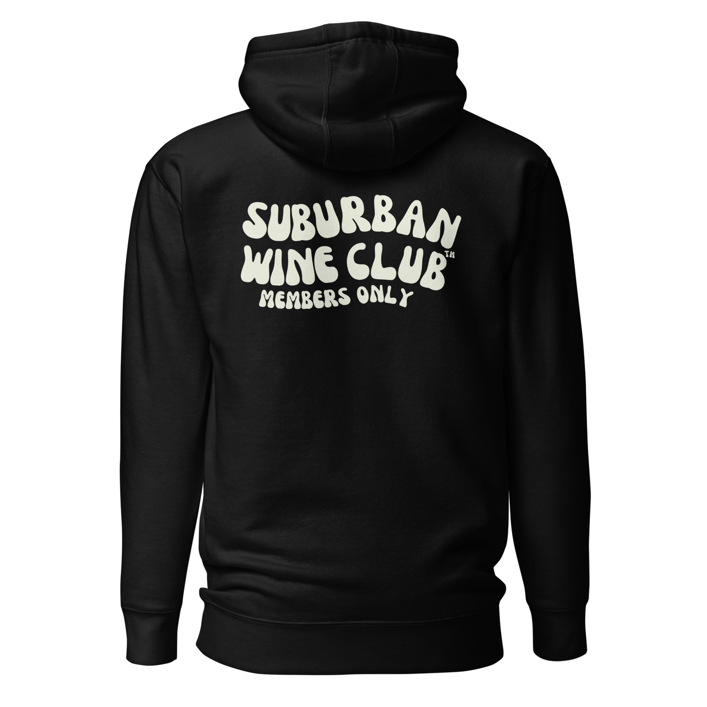 Suburban WIne Club™ Premium Hoodie | Cotton Heritage M2580 front/back