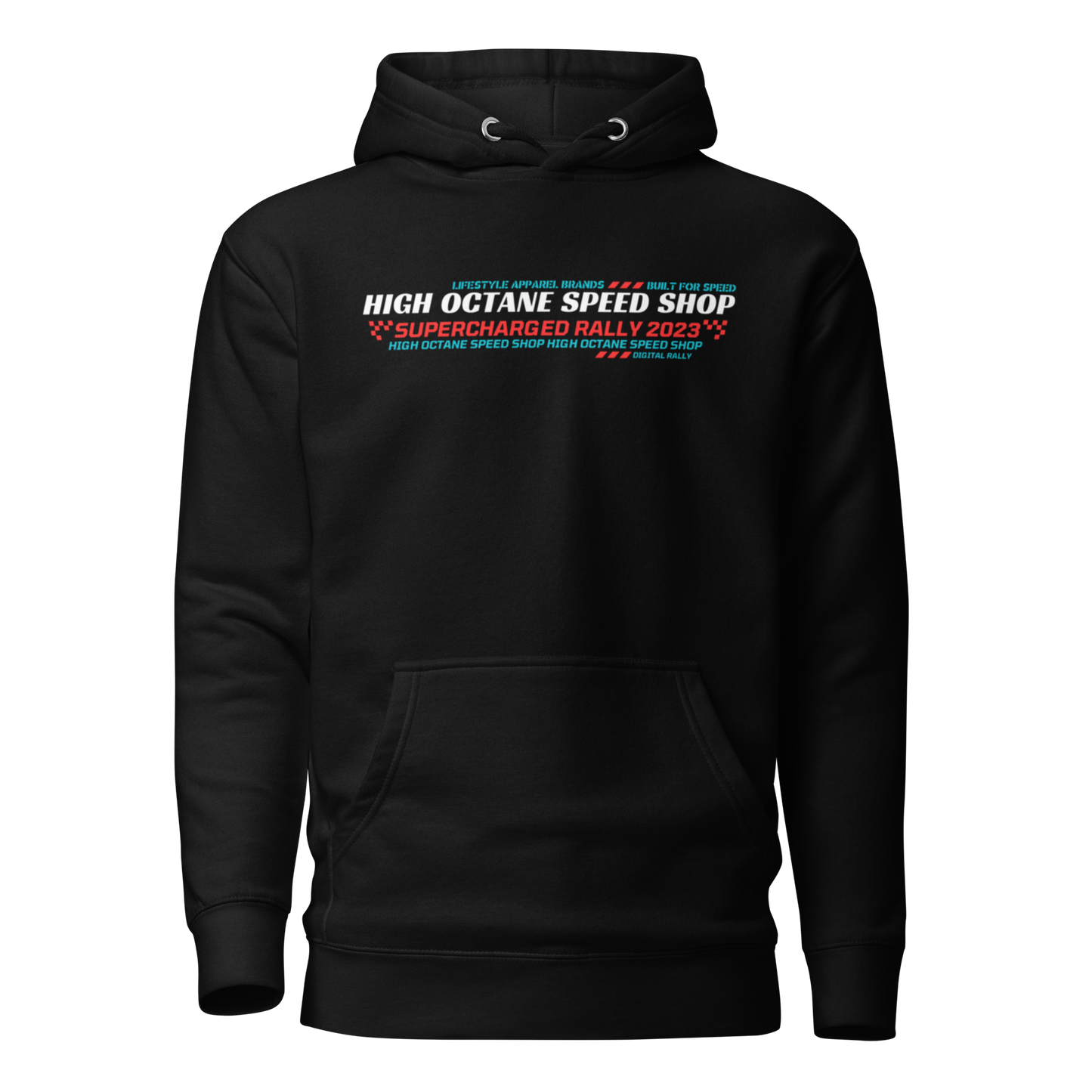 High Octane Speed Shop™ Premium Hoodie | Cotton Heritage M2580 Front/Back