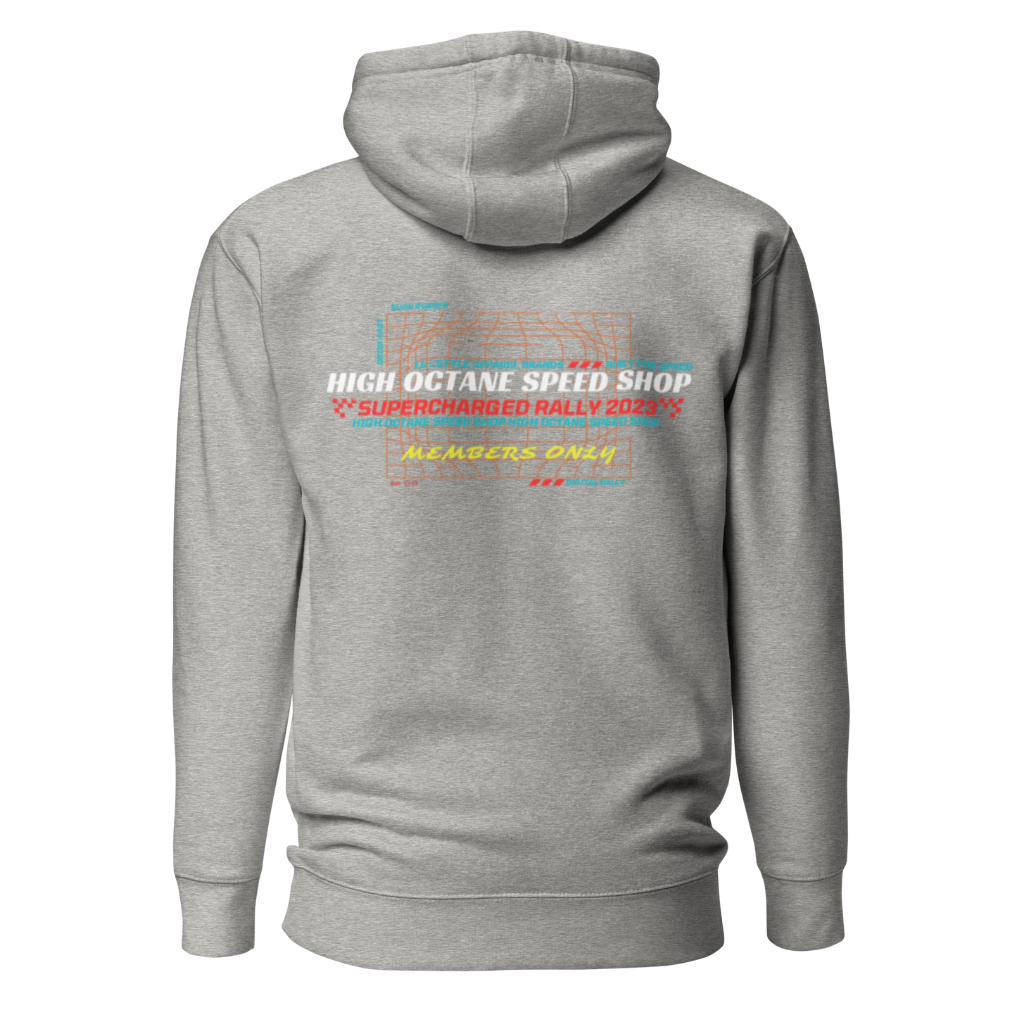 High Octane Speed Shop™ Premium Hoodie | Cotton Heritage M2580 Front/Back