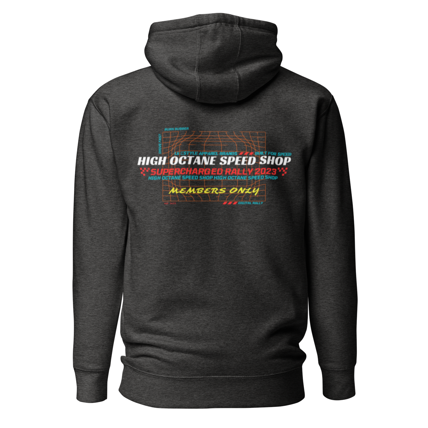 High Octane Speed Shop™ Premium Hoodie | Cotton Heritage M2580 Front/Back