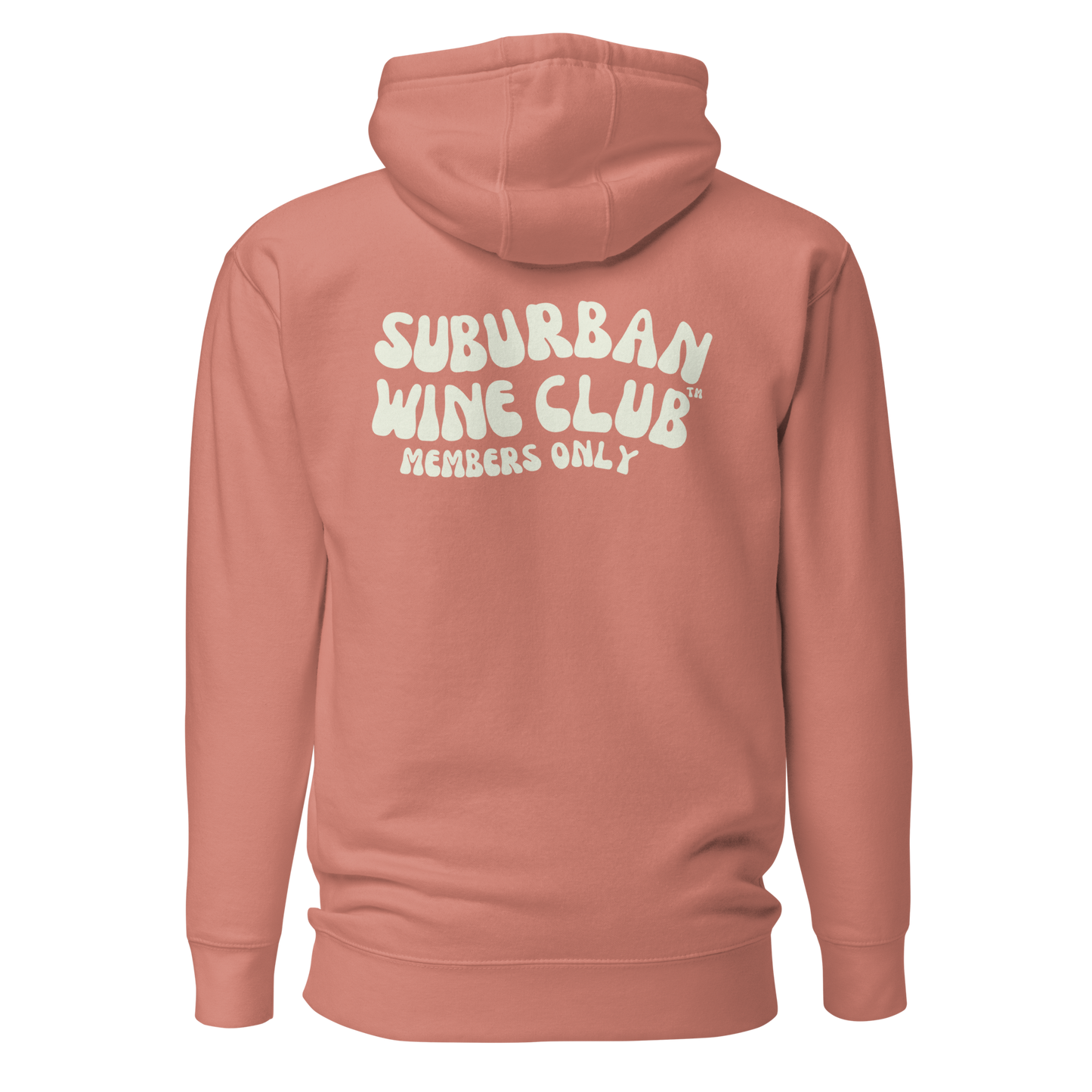 Suburban WIne Club™ Premium Hoodie | Cotton Heritage M2580 front/back