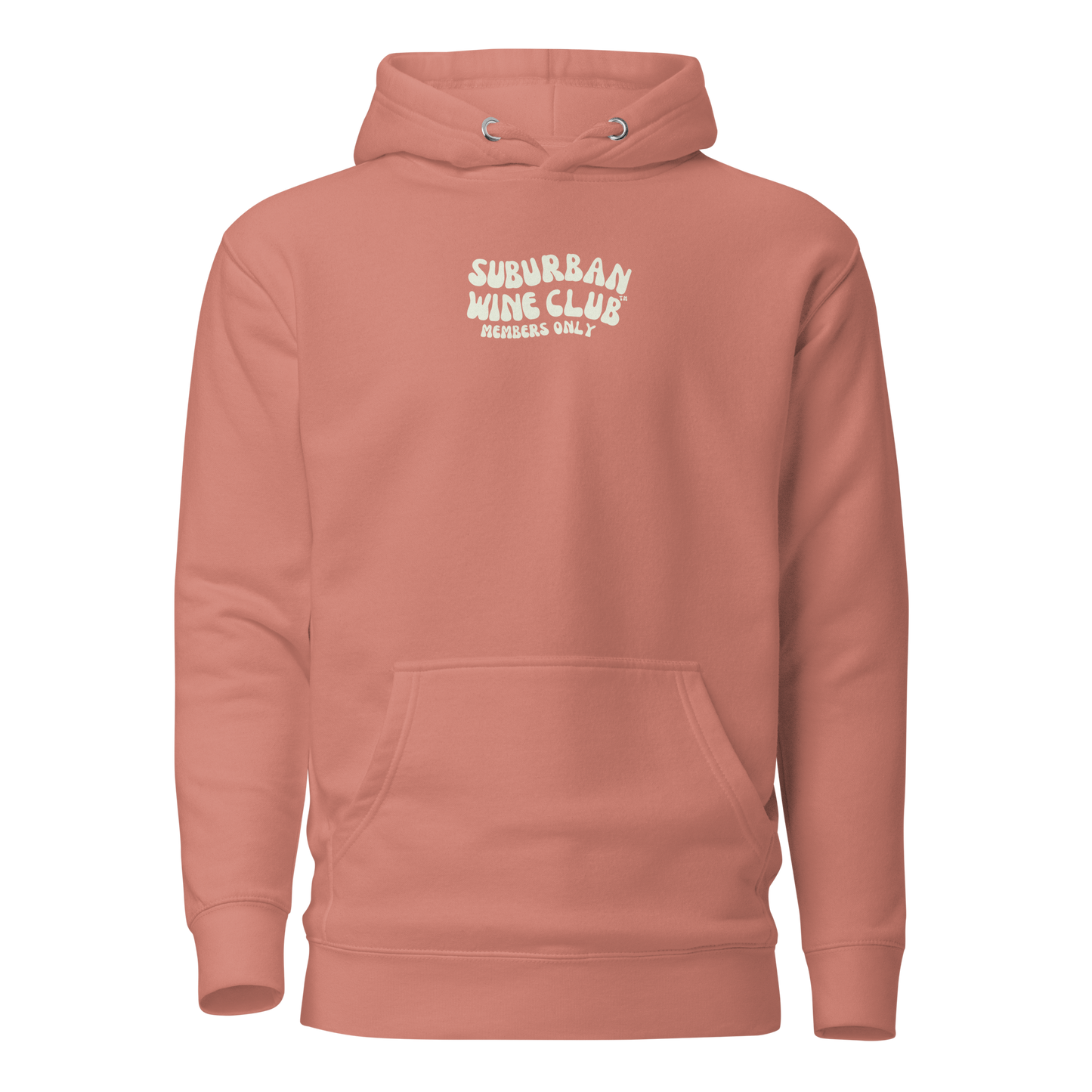 Suburban WIne Club™ Premium Hoodie | Cotton Heritage M2580 front/back
