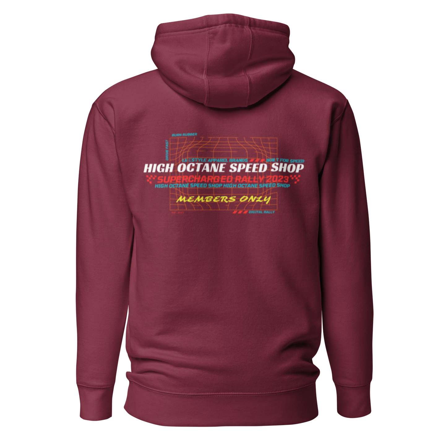 High Octane Speed Shop™ Premium Hoodie | Cotton Heritage M2580 Front/Back