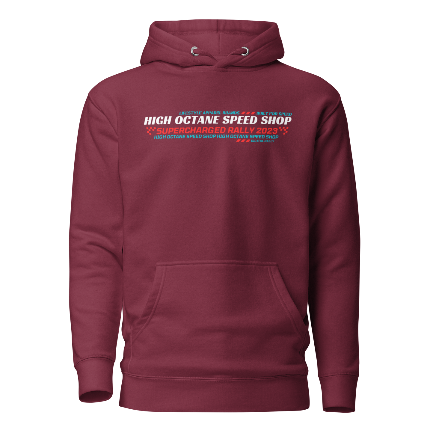 High Octane Speed Shop™ Premium Hoodie | Cotton Heritage M2580 Front/Back