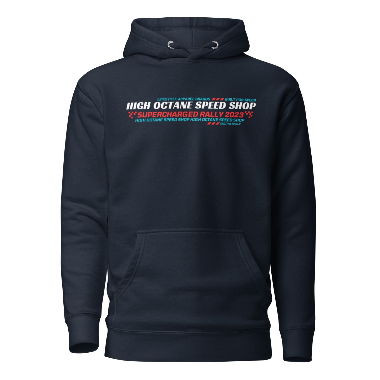 High Octane Speed Shop™ Premium Hoodie | Cotton Heritage M2580 Front/Back