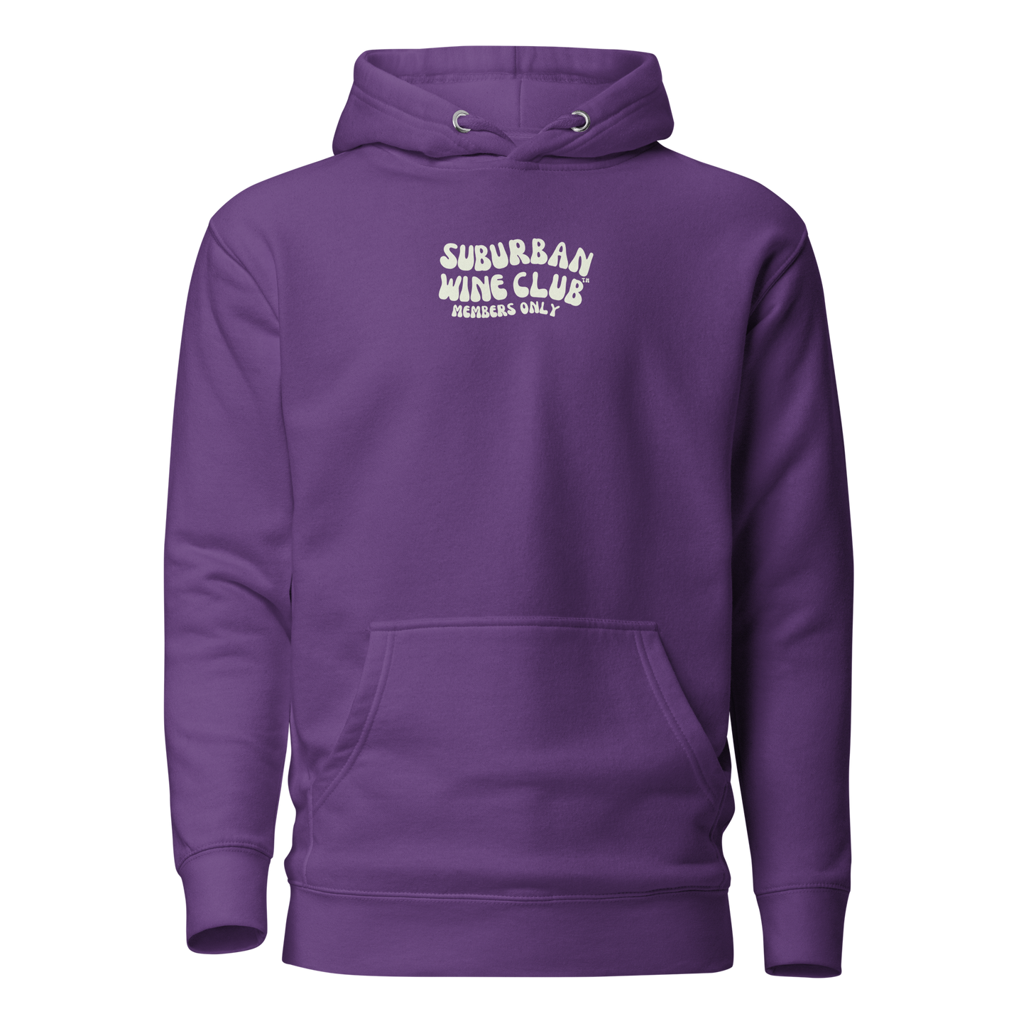 Suburban WIne Club™ Premium Hoodie | Cotton Heritage M2580 front/back