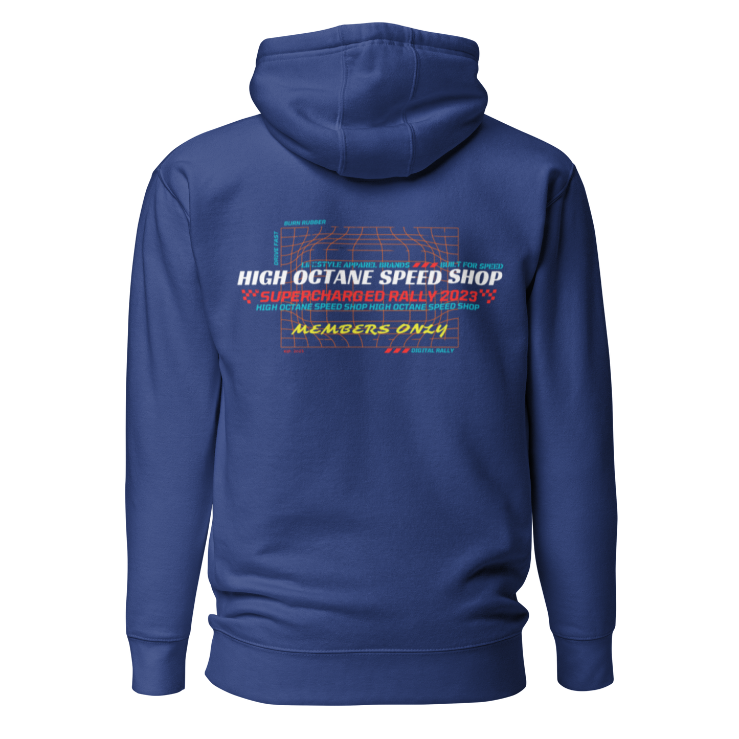High Octane Speed Shop™ Premium Hoodie | Cotton Heritage M2580 Front/Back