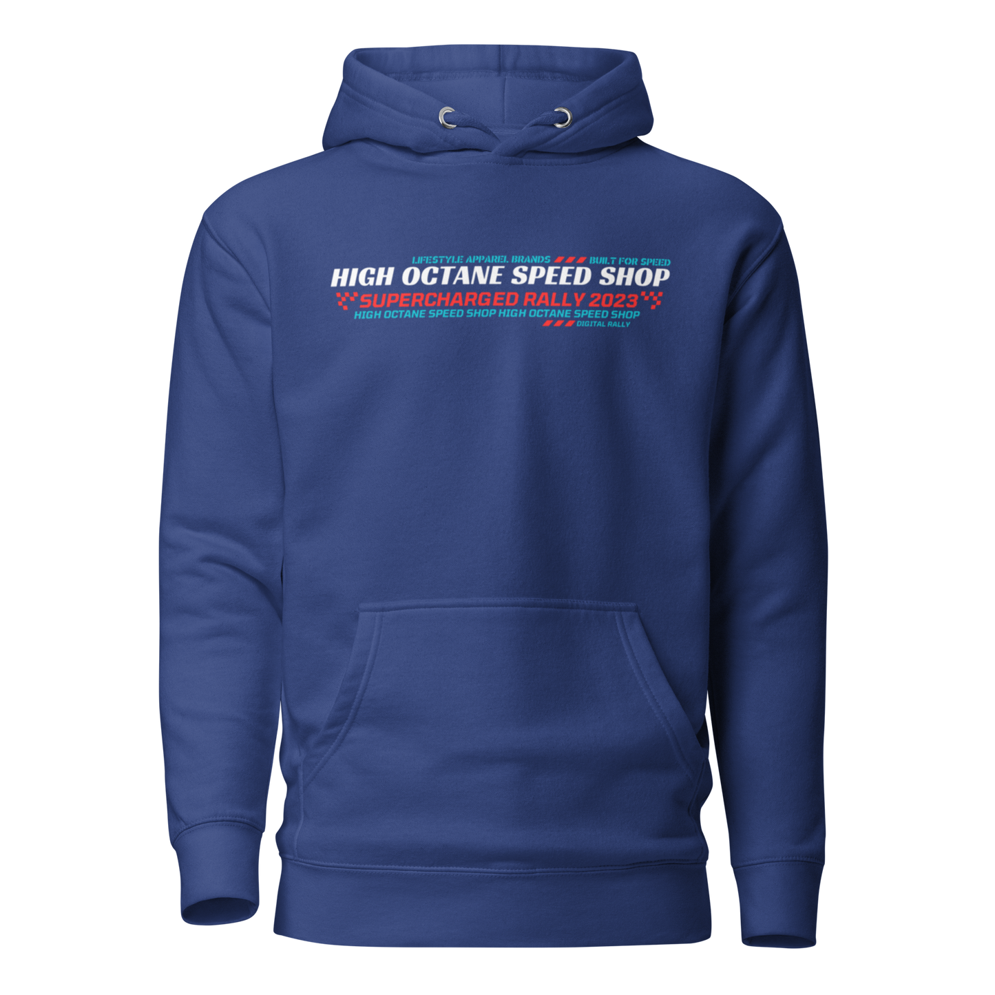 High Octane Speed Shop™ Premium Hoodie | Cotton Heritage M2580 Front/Back