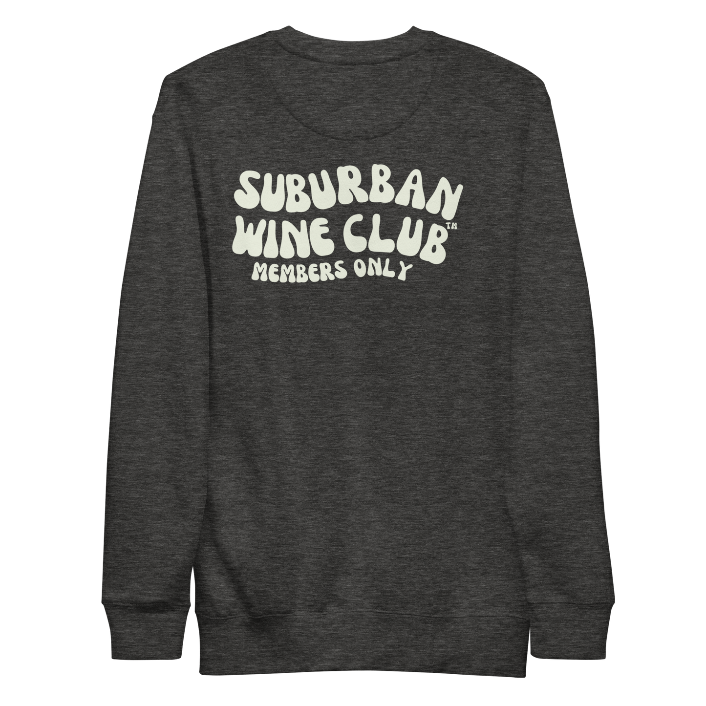 Suburban WIne Club™ Premium Sweatshirt | Cotton Heritage M2480 front/back
