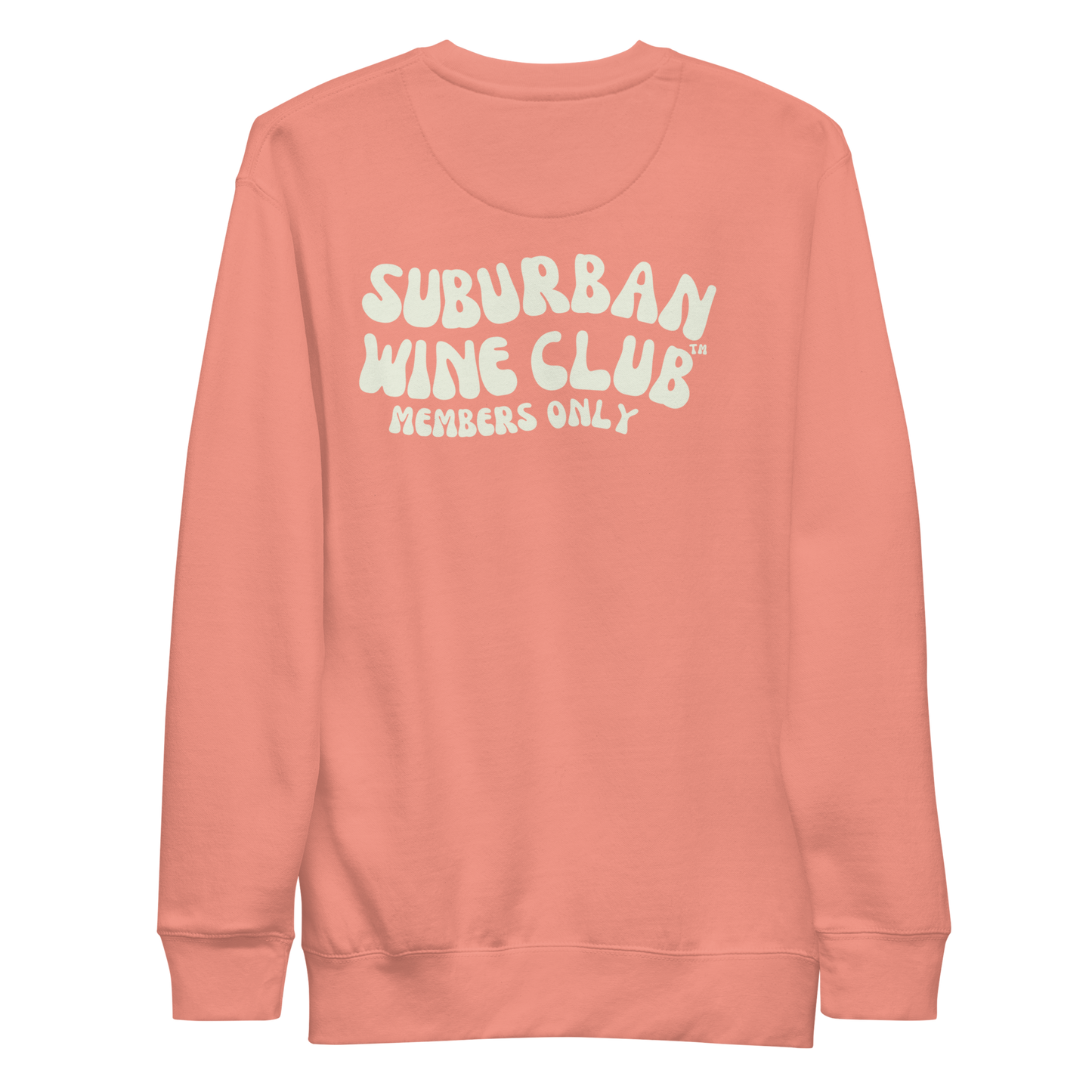 Suburban WIne Club™ Premium Sweatshirt | Cotton Heritage M2480 front/back
