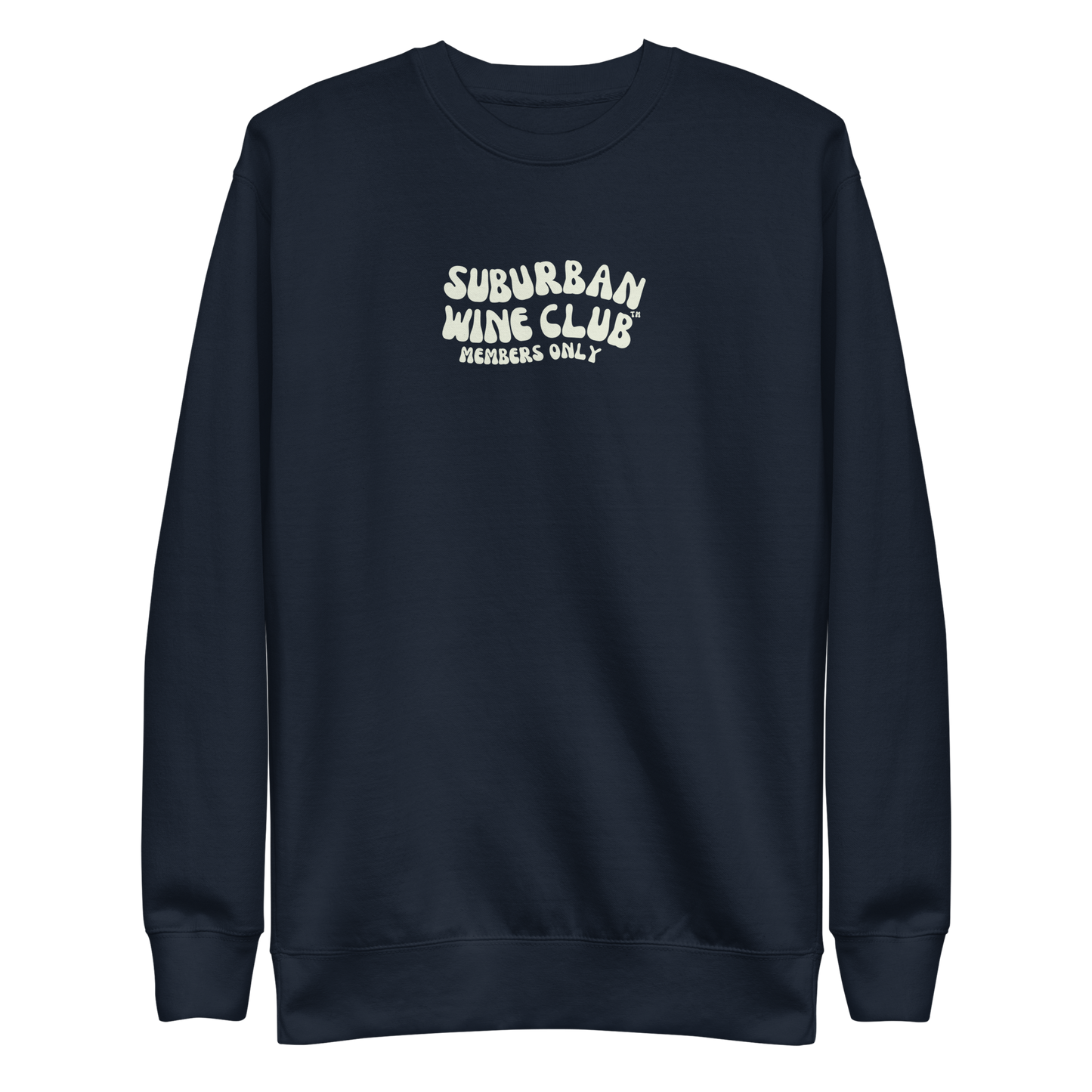 Suburban WIne Club™ Premium Sweatshirt | Cotton Heritage M2480 front/back