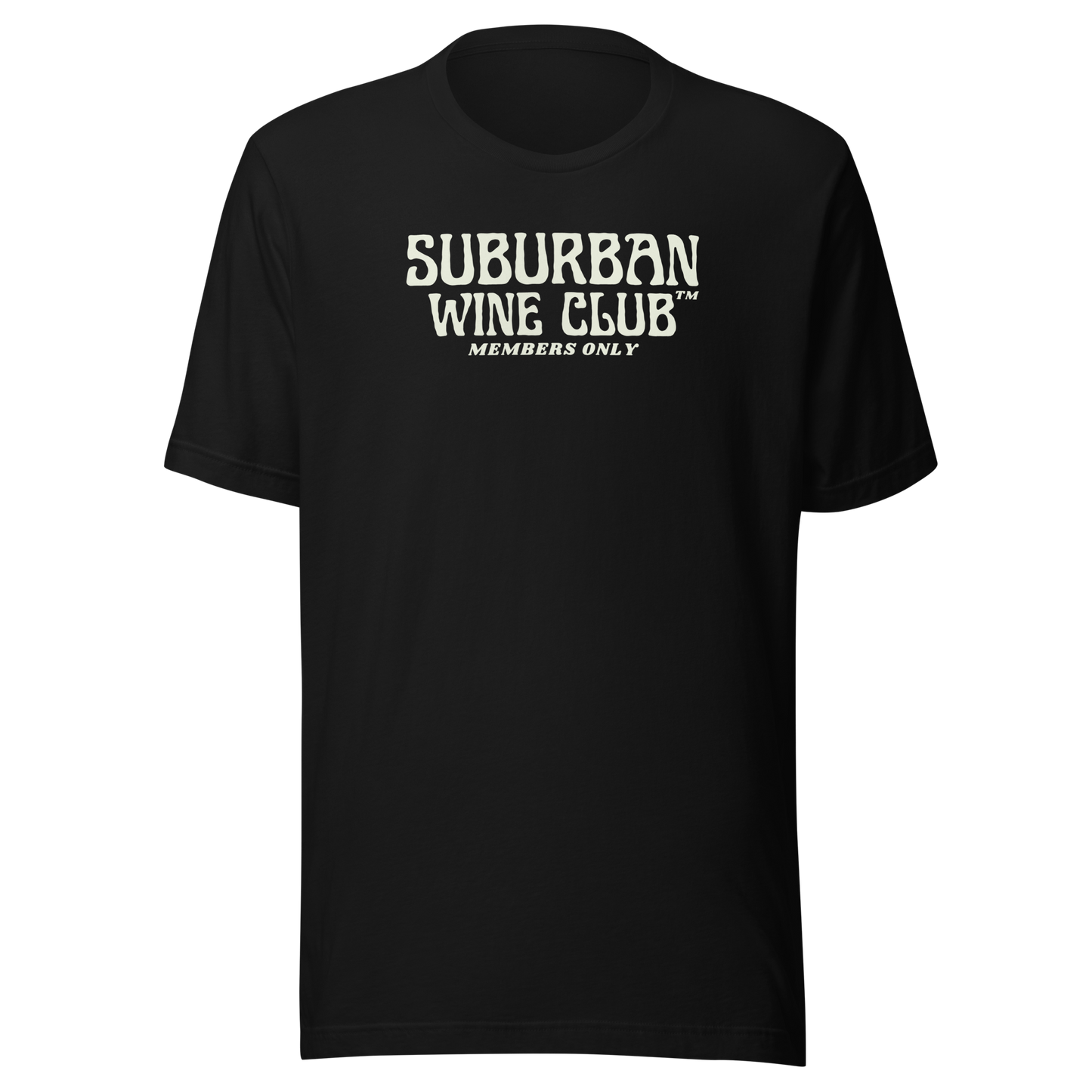 Suburban WIne Club™ T-Shirt | Bella + Canvas 3001 Front