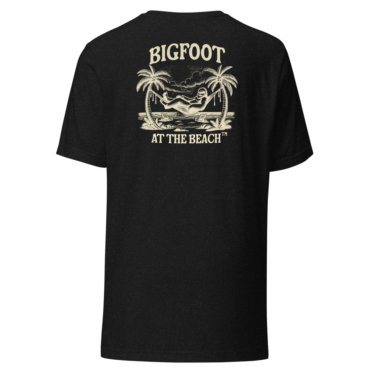 Bigfoot at the Beach T-Shirt - LIfestyle Apparel Brands