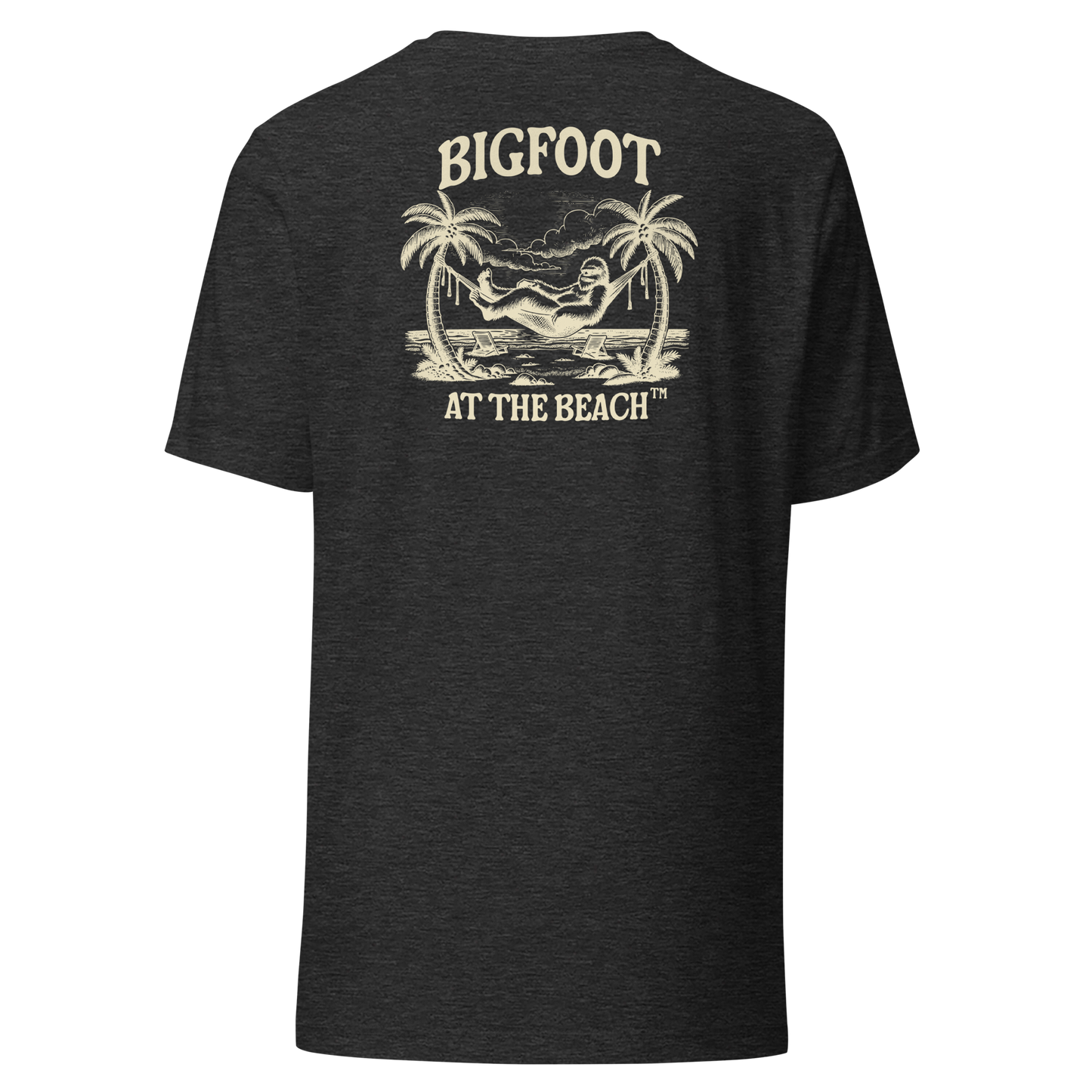 Bigfoot at the Beach T-Shirt - LIfestyle Apparel Brands