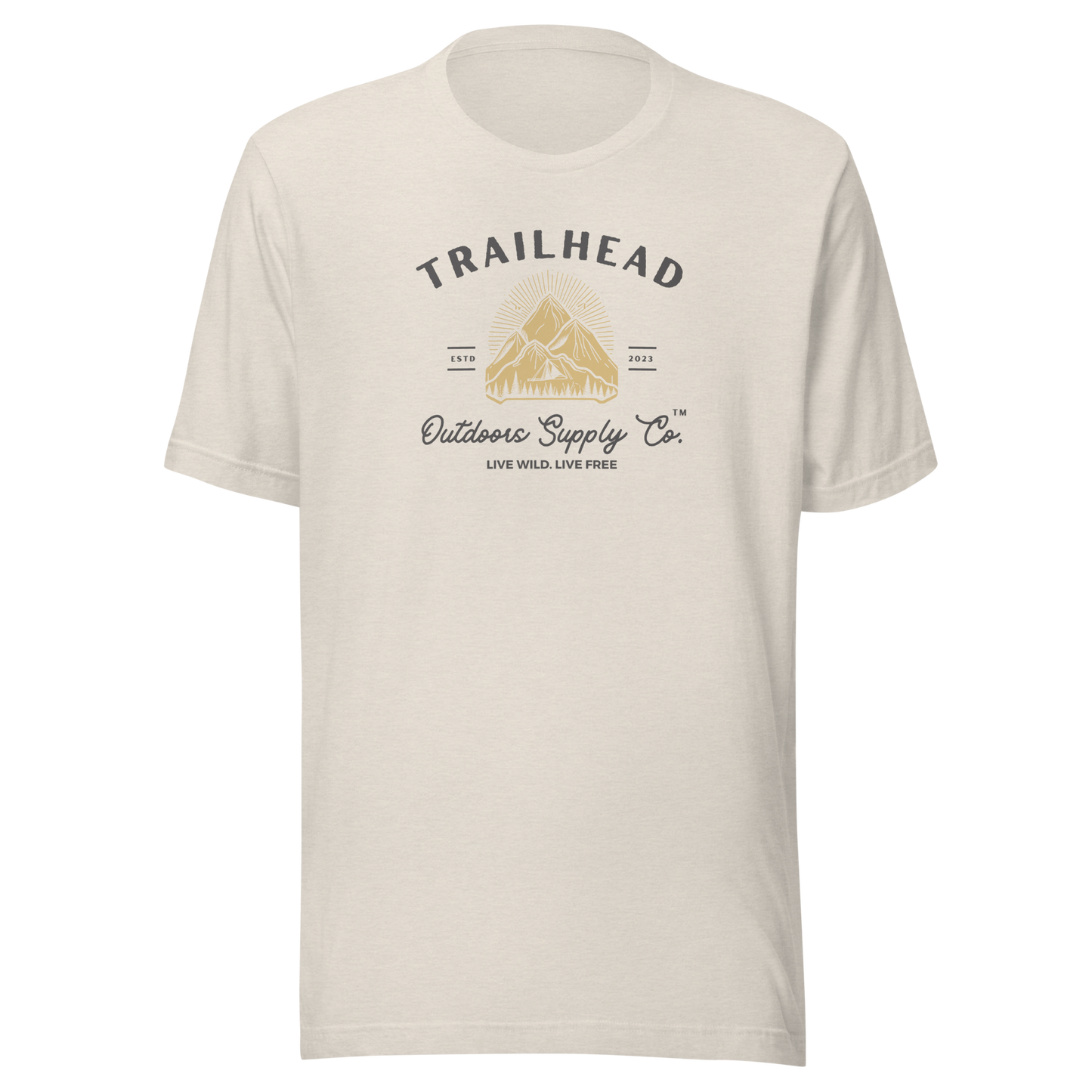 Trailhead Outdoors Supply Co.™ T-Shirt Live Wild Live Free Bella + Canvas 3100