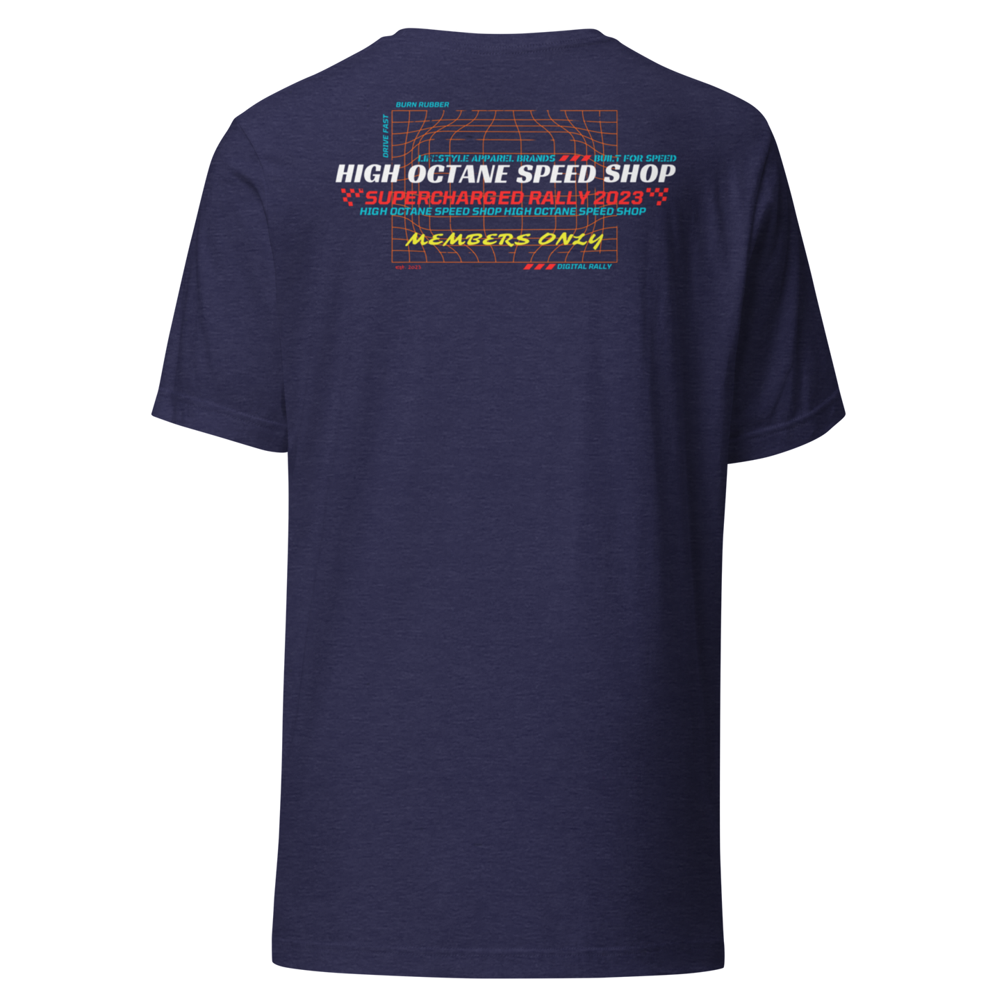High Octane Speed Shop™ T-Shirt | Bella + Canvas 3001 - Front/Back Print