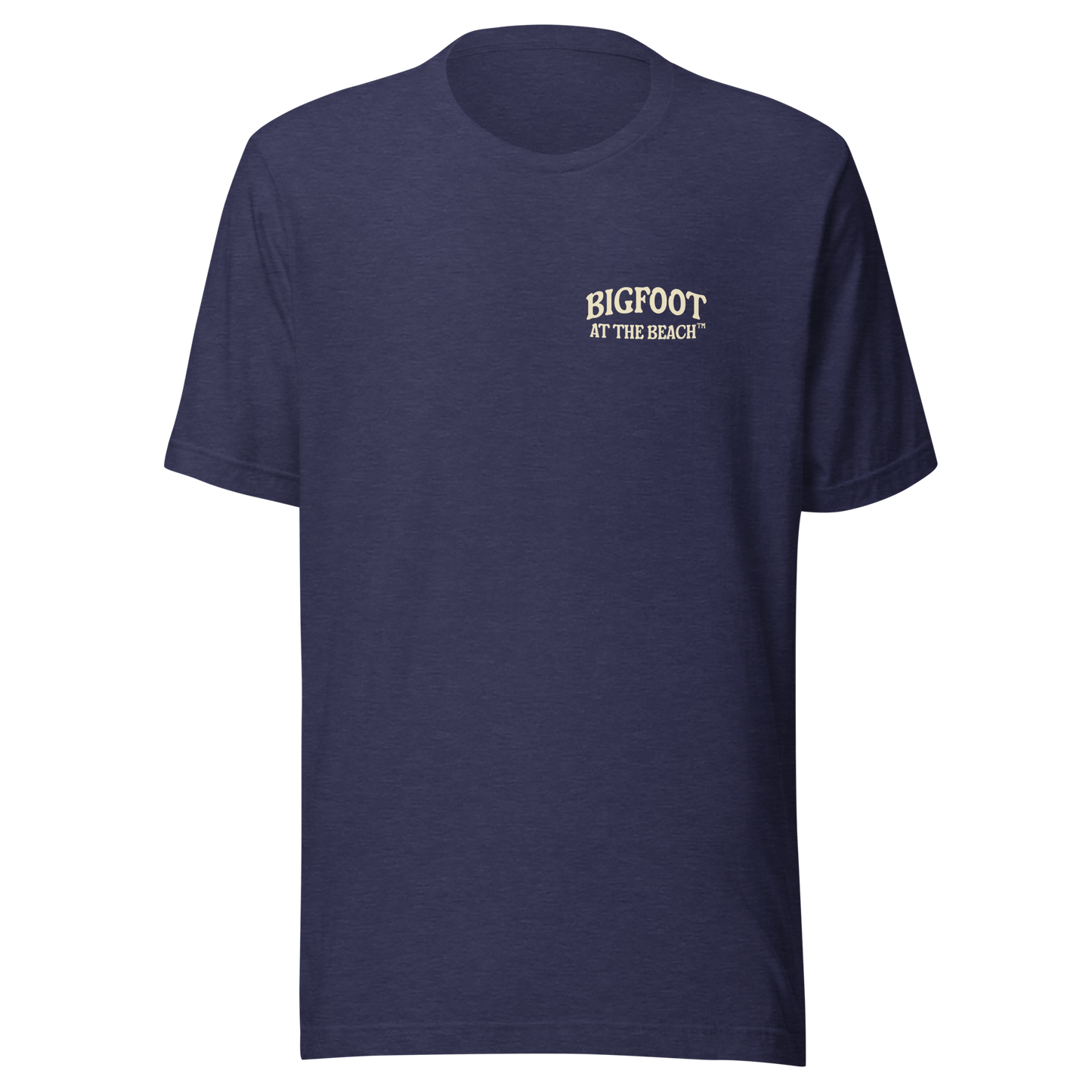 Bigfoot at the Beach T-Shirt - LIfestyle Apparel Brands