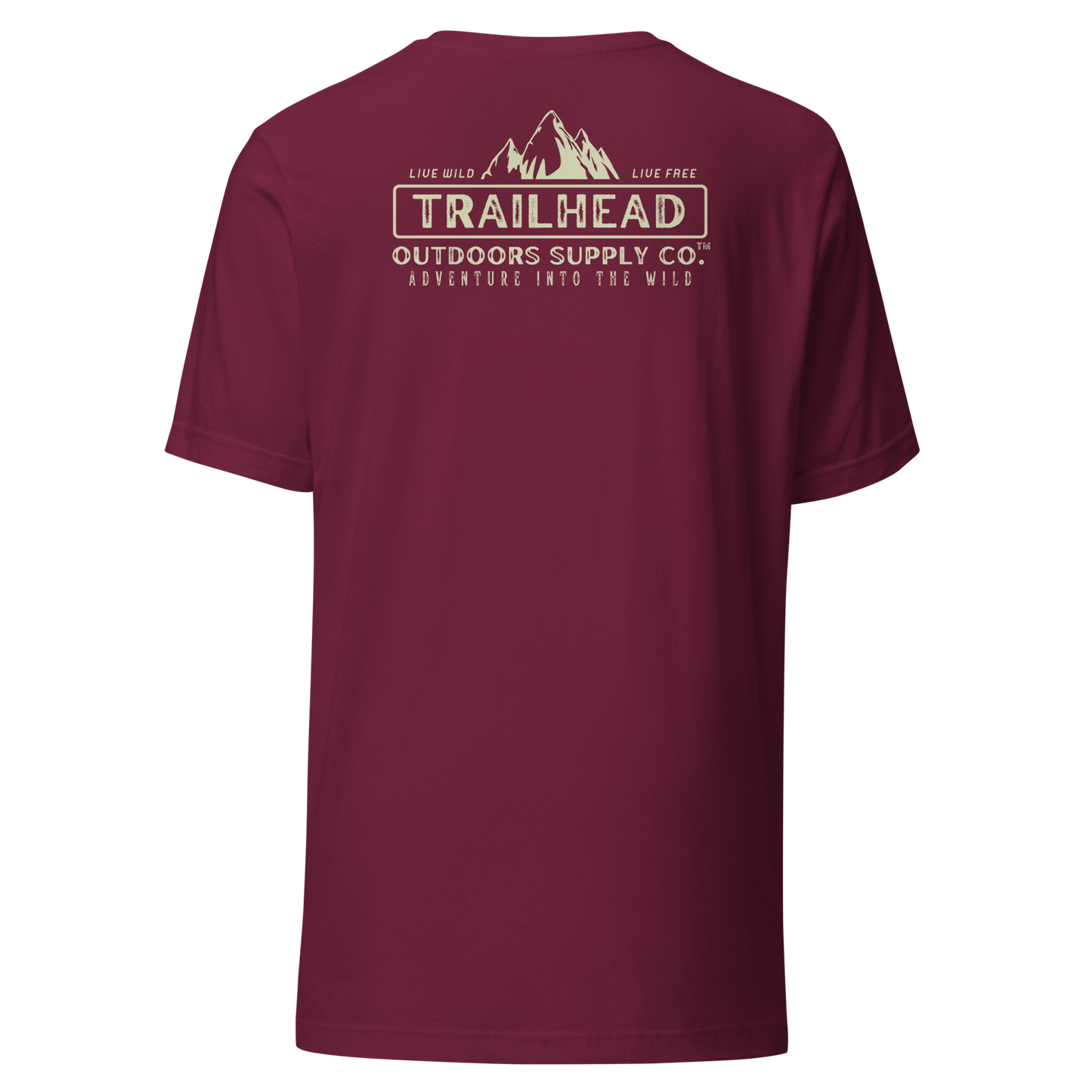Trailhead Outdoors Supply Co.™ T-Shirt | Bella + Canvas 3001 | Front/Back
