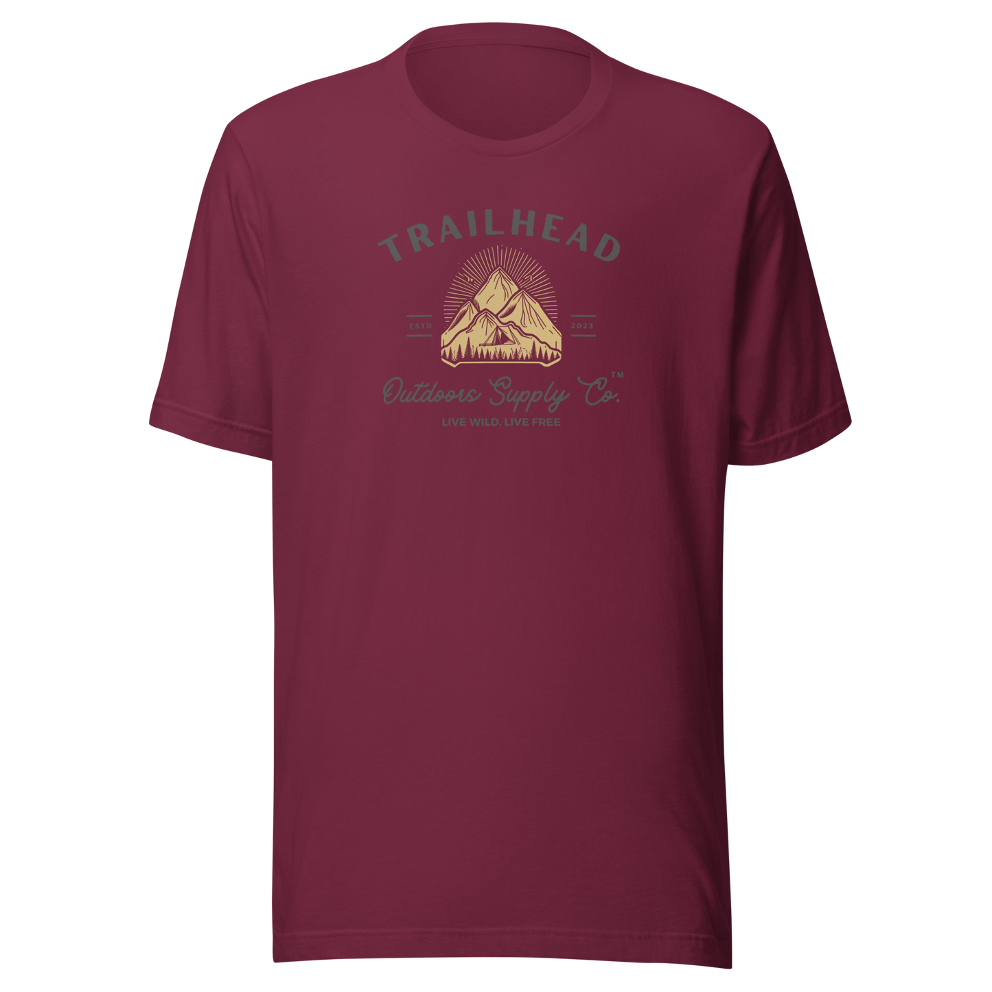 Trailhead Outdoors Supply Co.™ T-Shirt Live Wild Live Free Bella + Canvas 3100