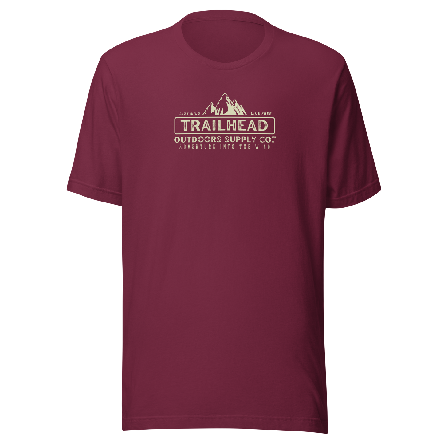Trailhead Outdoors Supply Co.™ T-Shirt | Bella + Canvas 3001 | Front/Back