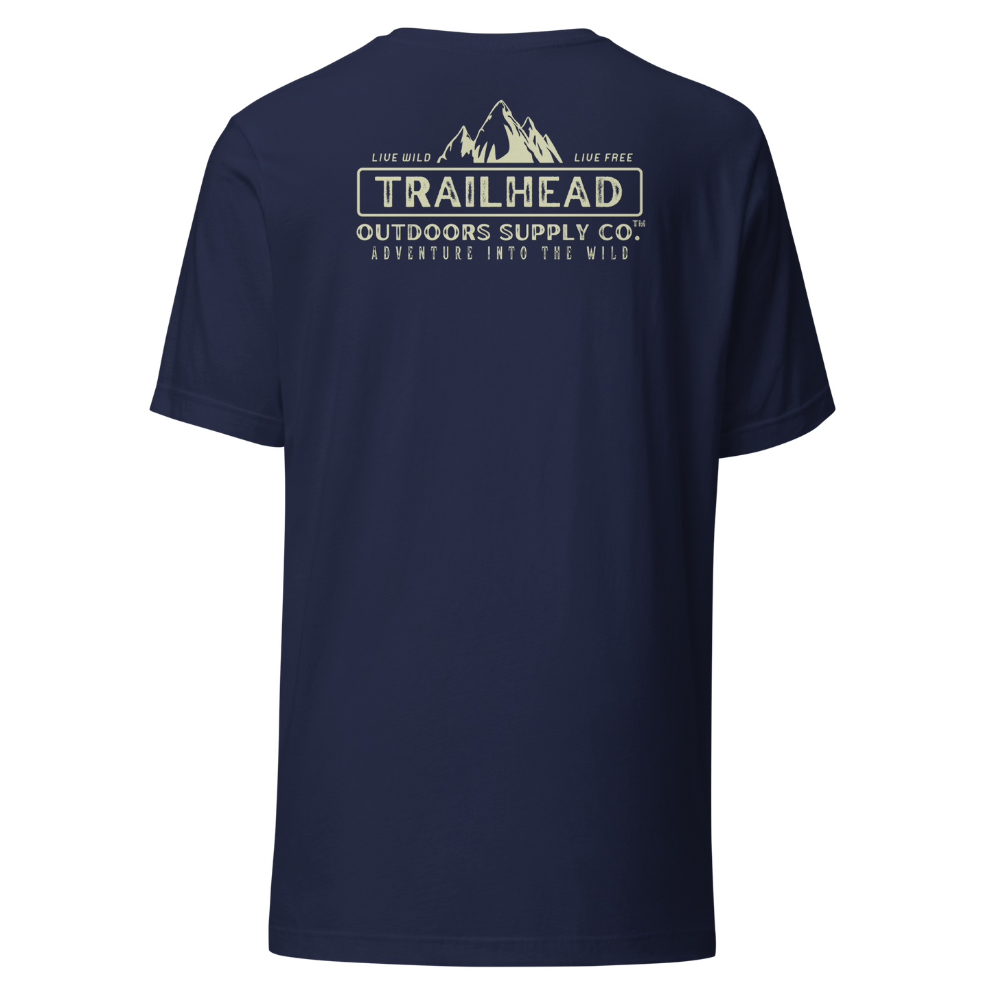 Trailhead Outdoors Supply Co.™ T-Shirt | Bella + Canvas 3001 | Front/Back