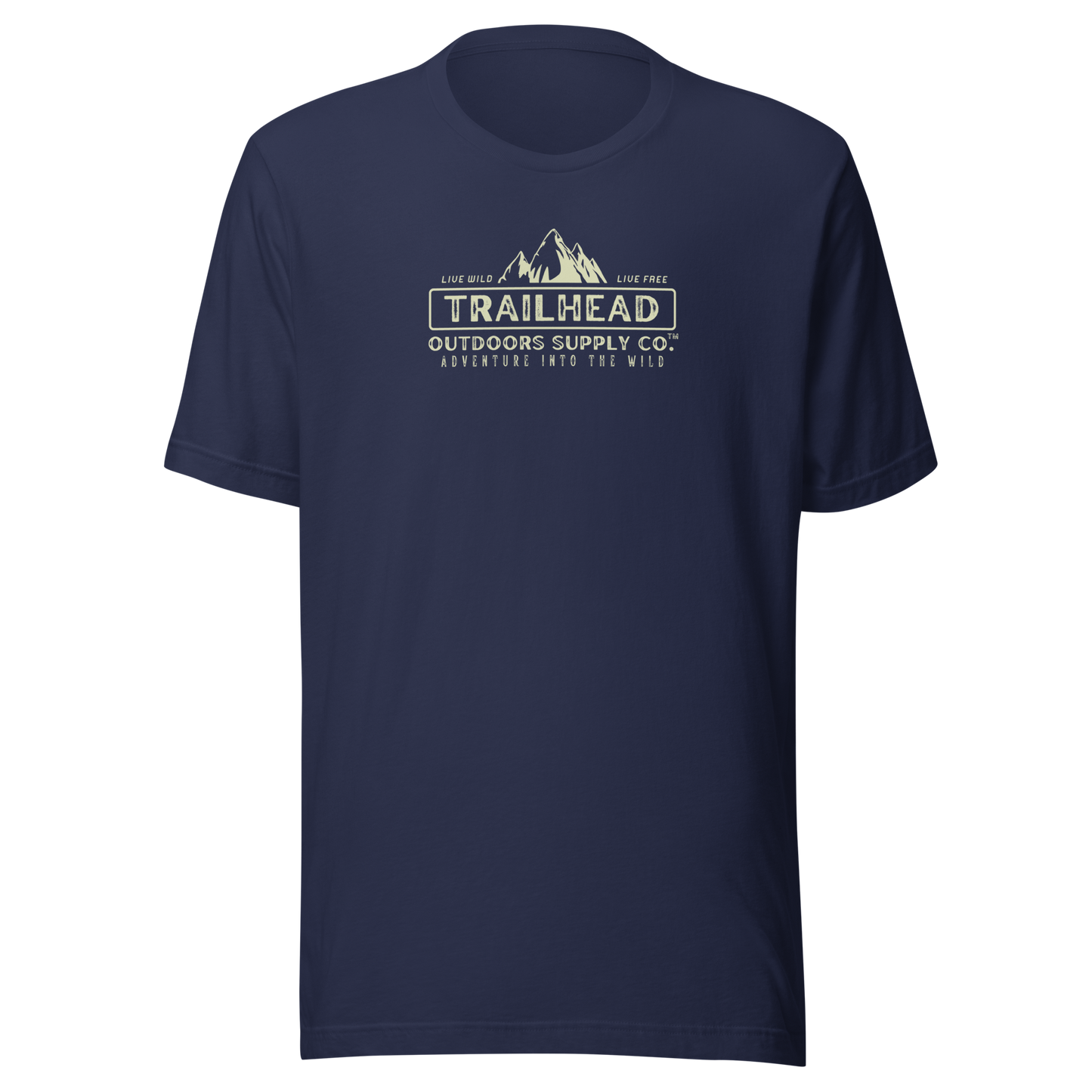 Trailhead Outdoors Supply Co.™ T-Shirt | Bella + Canvas 3001 | Front/Back