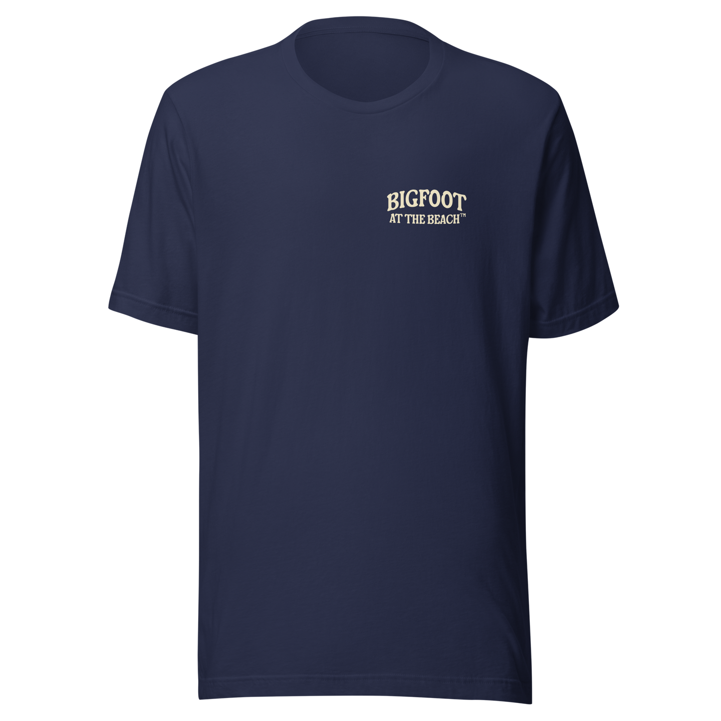 Bigfoot at the Beach T-Shirt - LIfestyle Apparel Brands