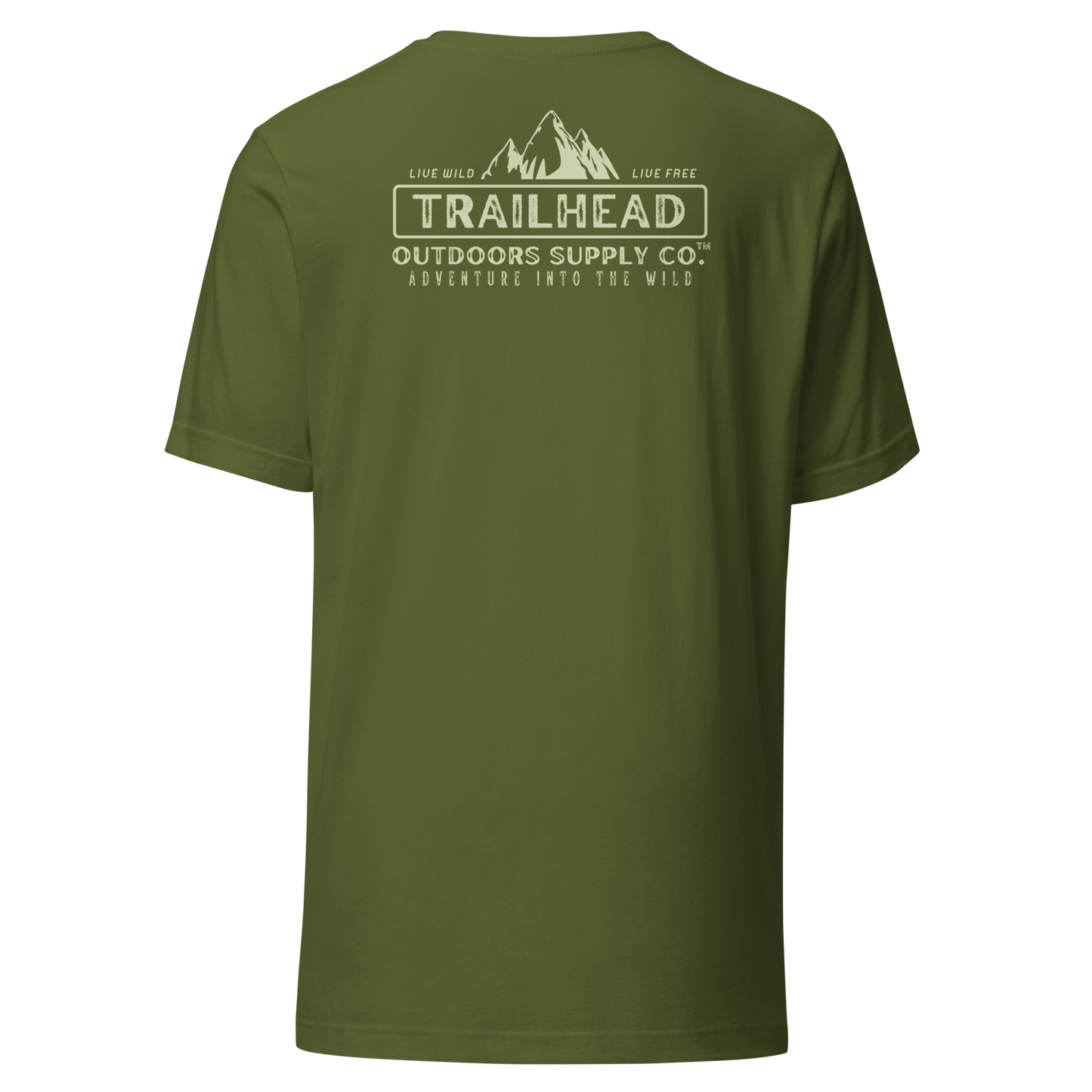 Trailhead Outdoors Supply Co.™ T-Shirt | Bella + Canvas 3001 | Front/Back