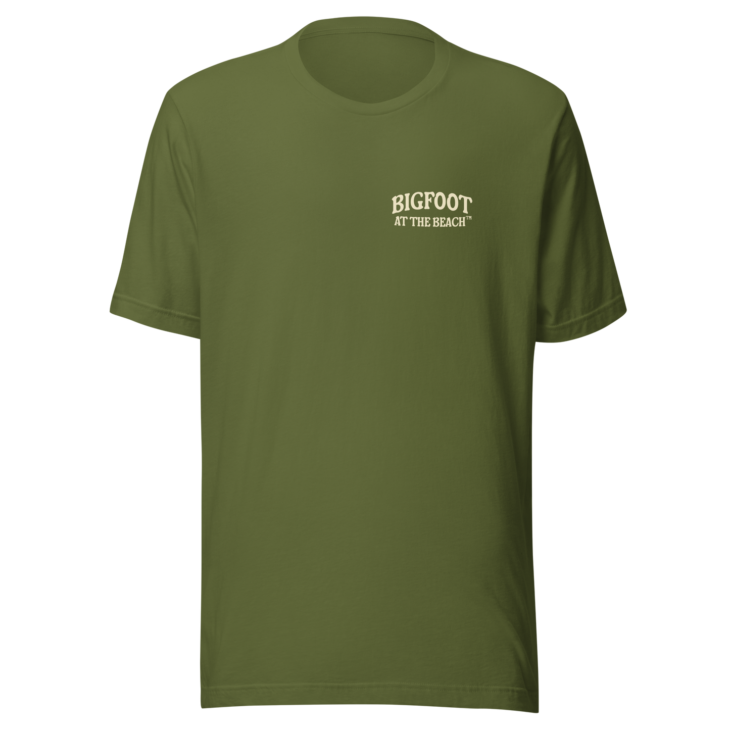 Bigfoot at the Beach T-Shirt - LIfestyle Apparel Brands