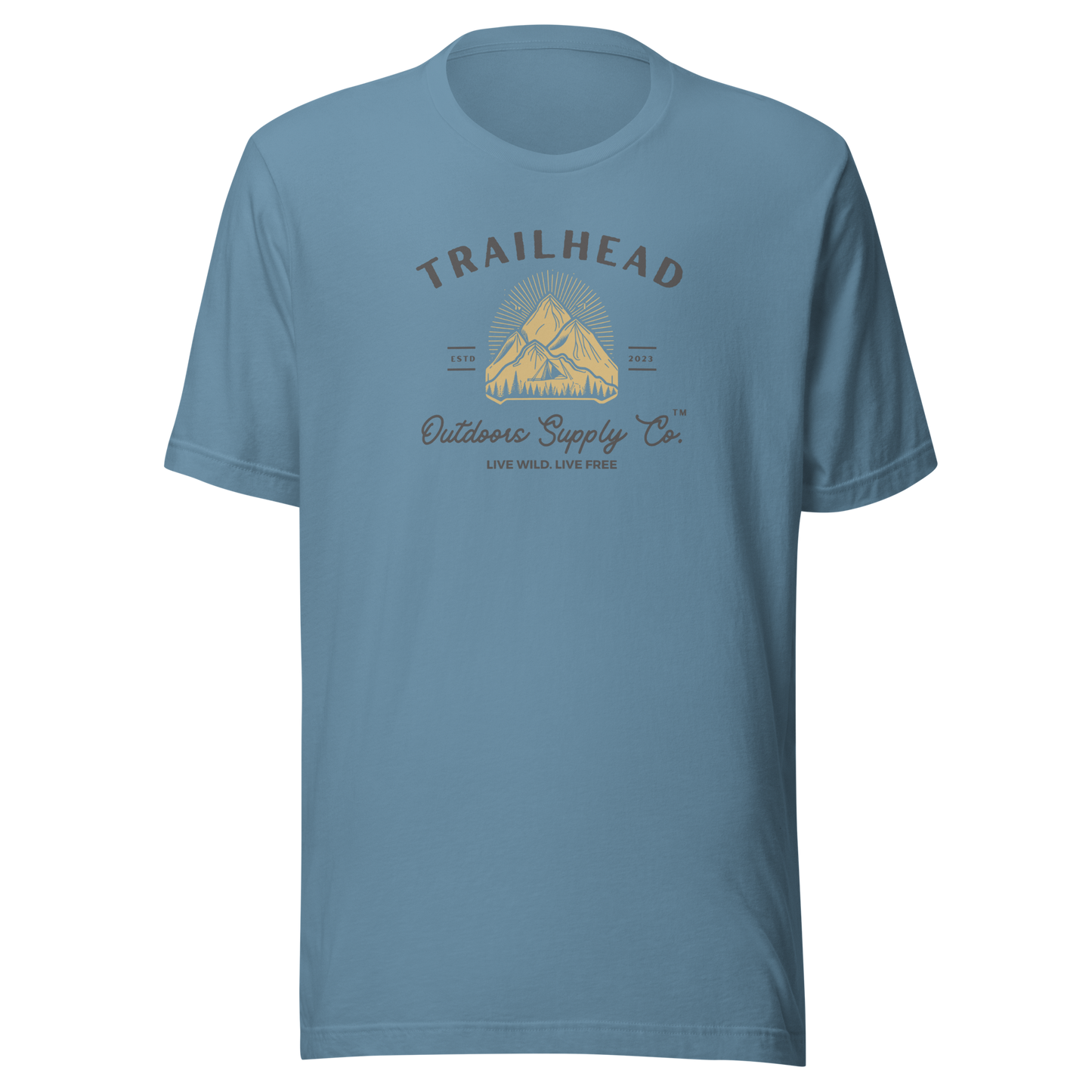 Trailhead Outdoors Supply Co.™ T-Shirt Live Wild Live Free Bella + Canvas 3100
