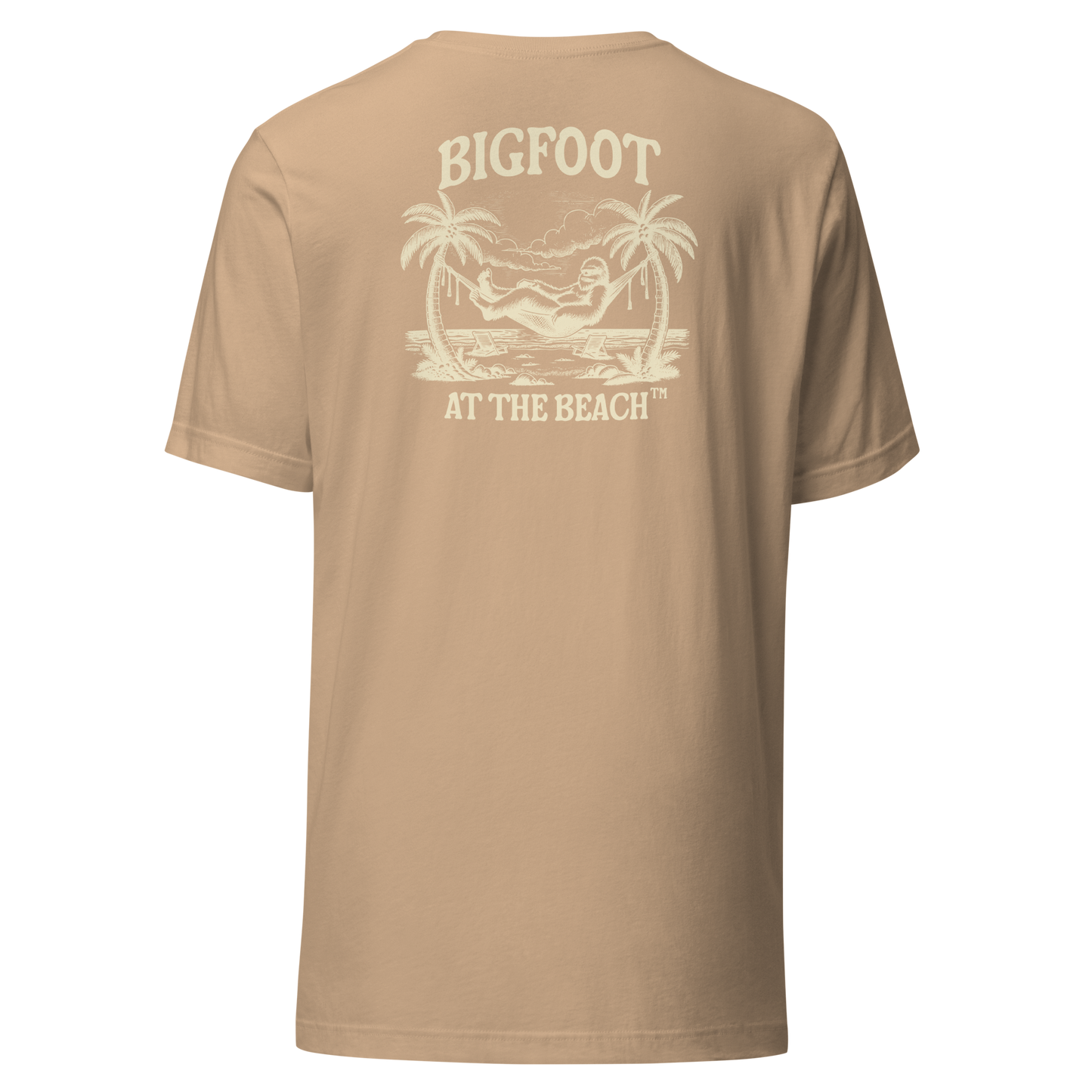 Bigfoot at the Beach T-Shirt - LIfestyle Apparel Brands