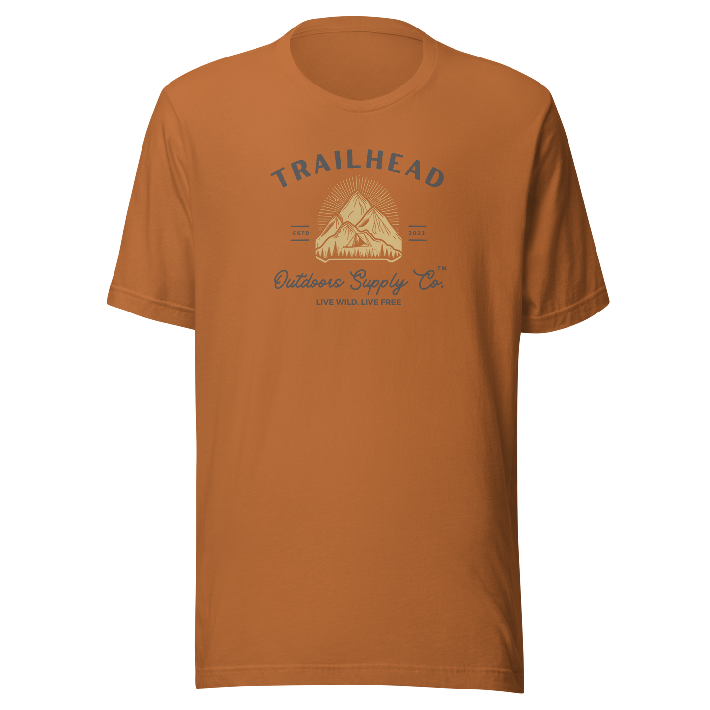 Trailhead Outdoors Supply Co.™ T-Shirt Live Wild Live Free Bella + Canvas 3100