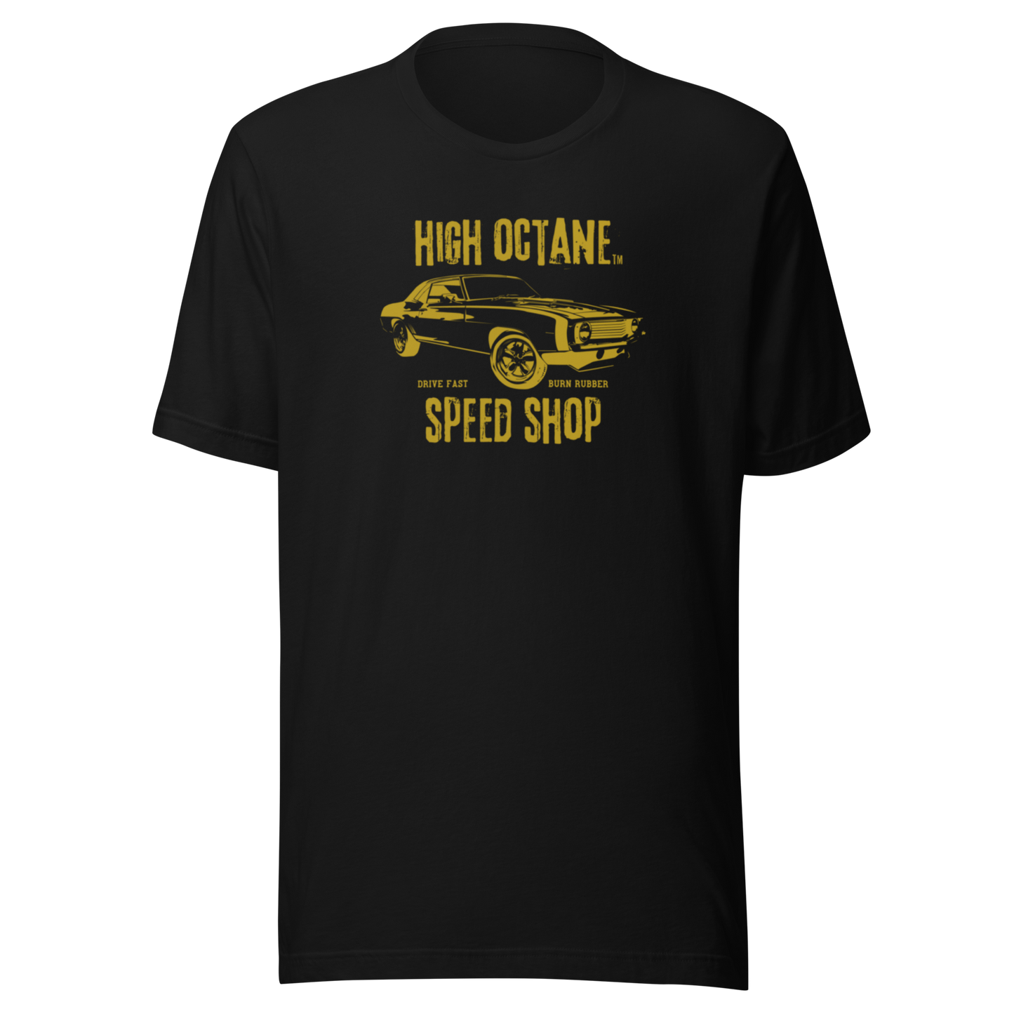 High Octane Speed Shop Camaro T-Shirt - Bella + Canvas