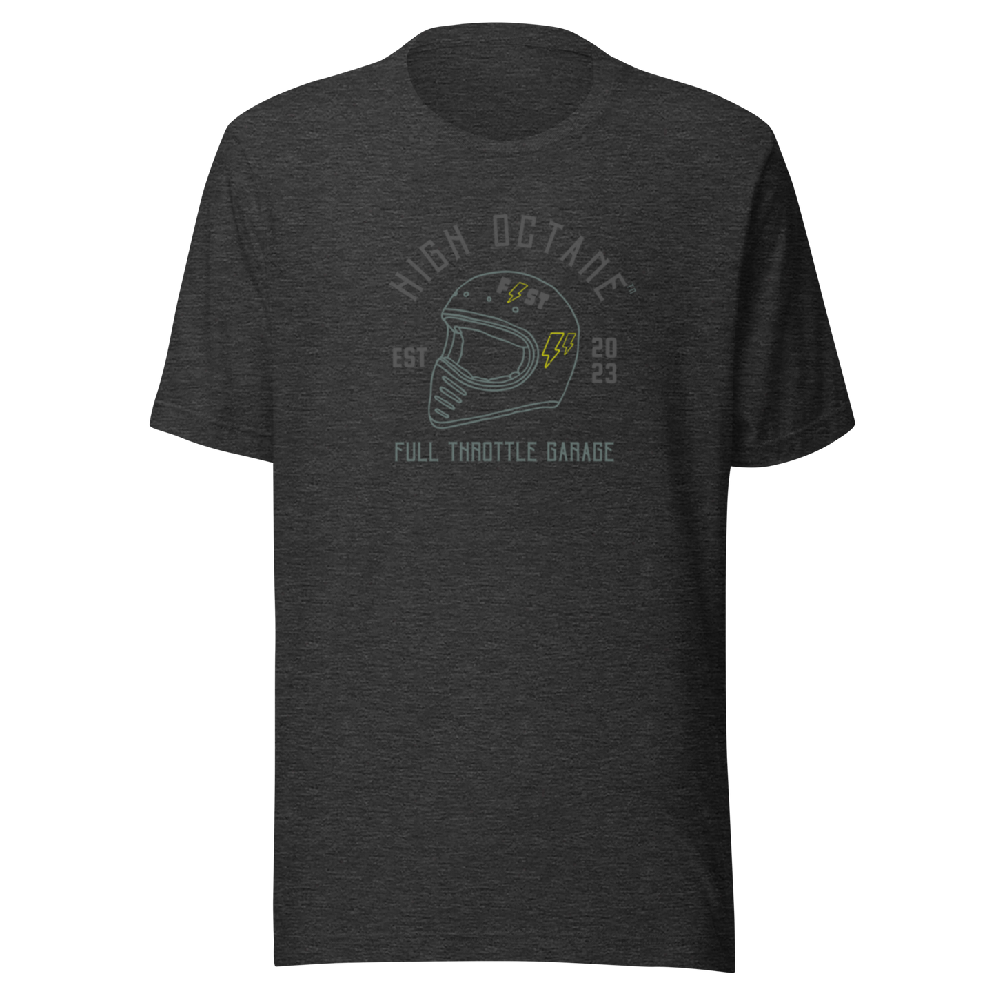 High Octane Full Throttle Garage T-Shirt - Bella + Canvas