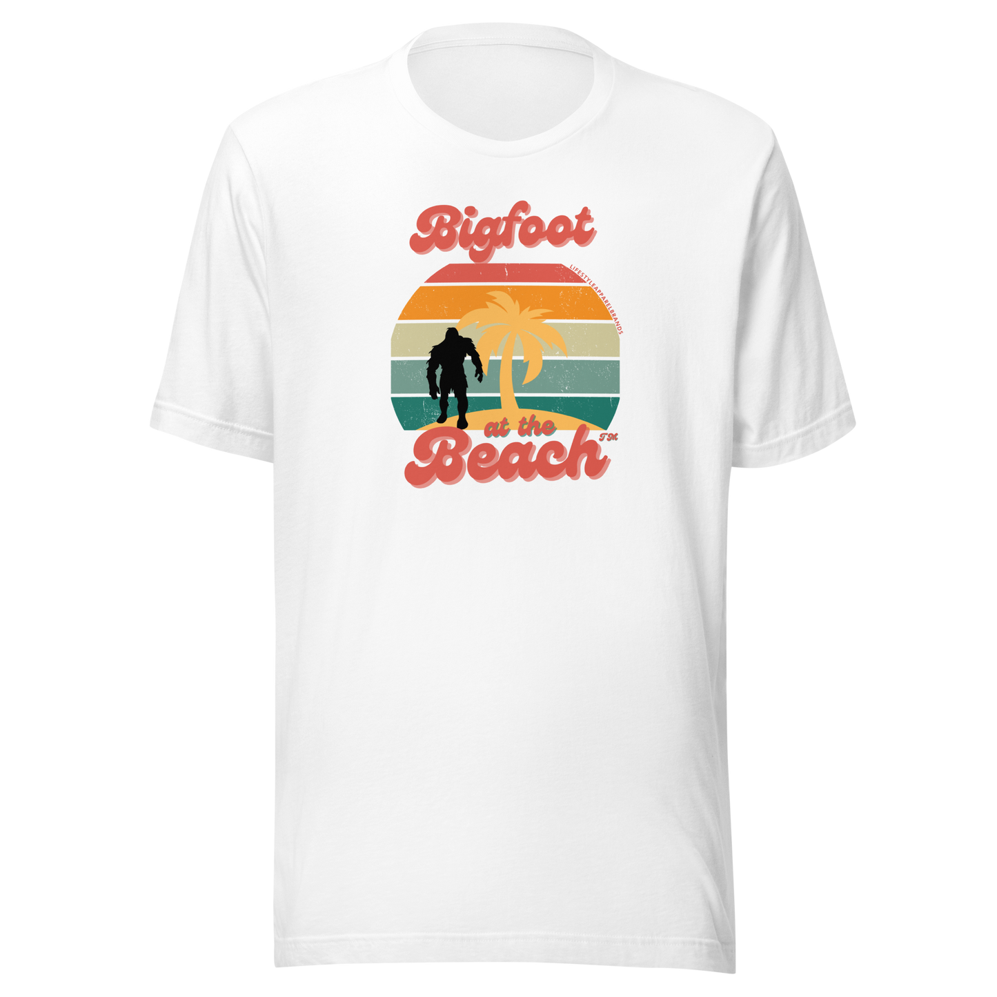Bigfoot at the Beach T-Shirt - Bella + Canvas