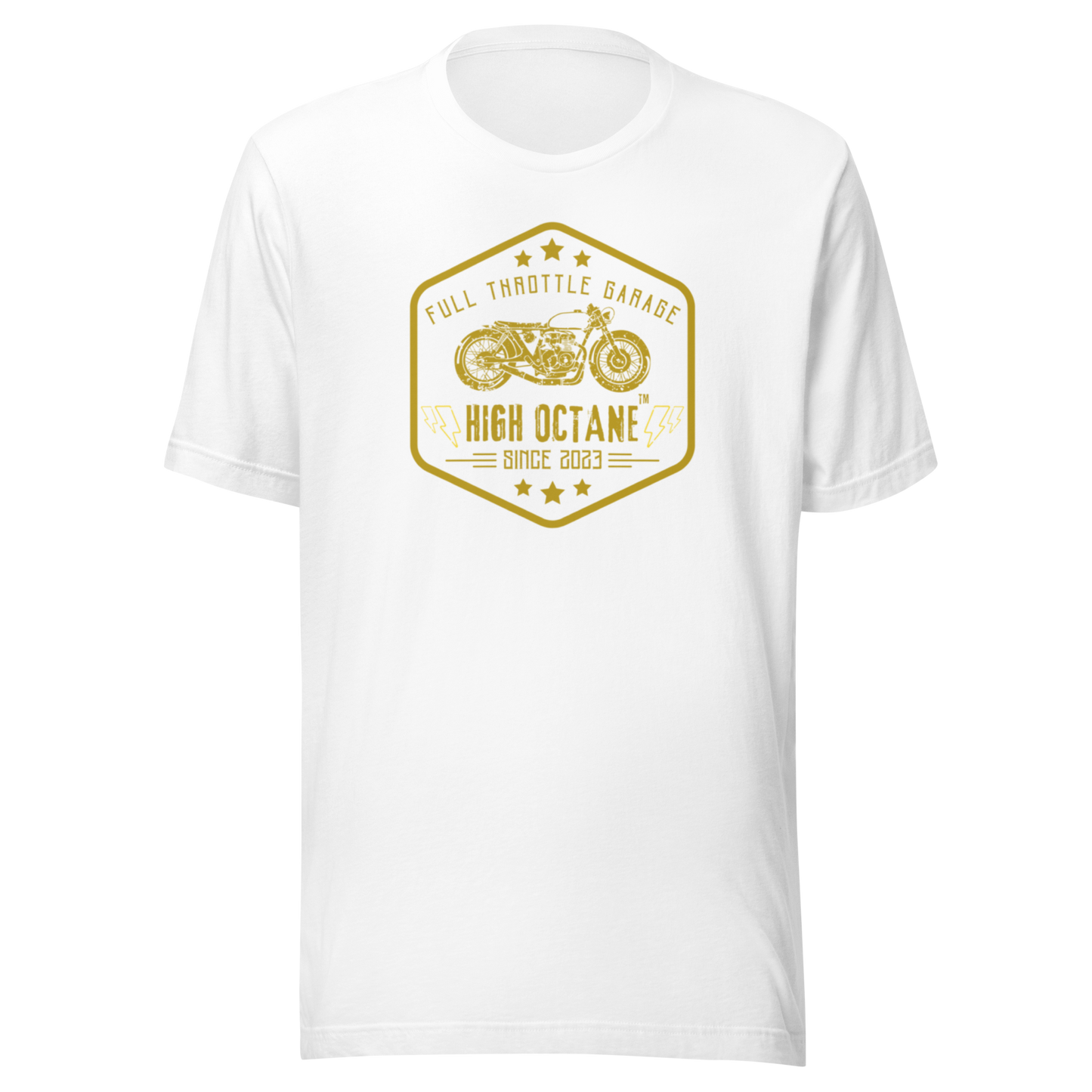 High Octane Full Throttle Garage T-Shirt - Bella + Canvas
