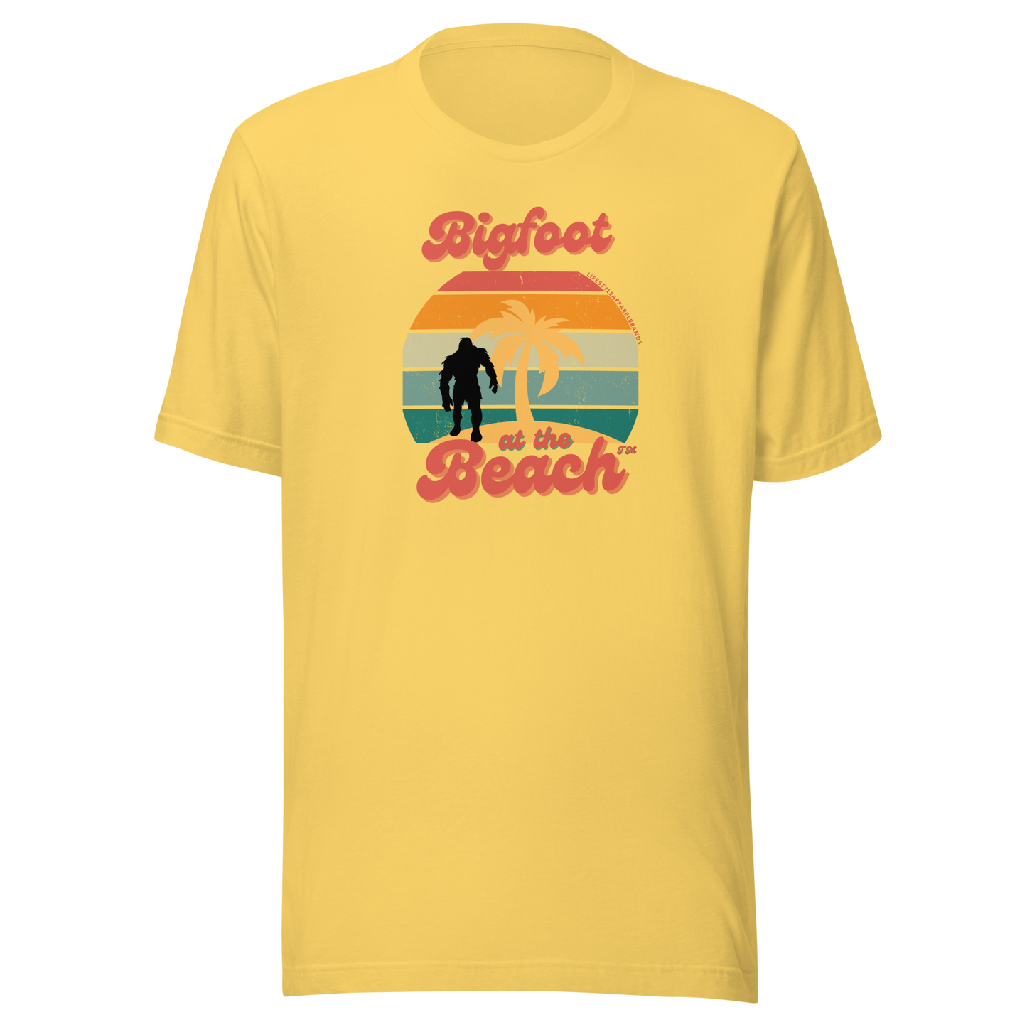 Bigfoot at the Beach T-Shirt - Bella + Canvas