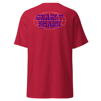 Gnarly Shark T-Shirt - Front / Back - Gildan classic 5000