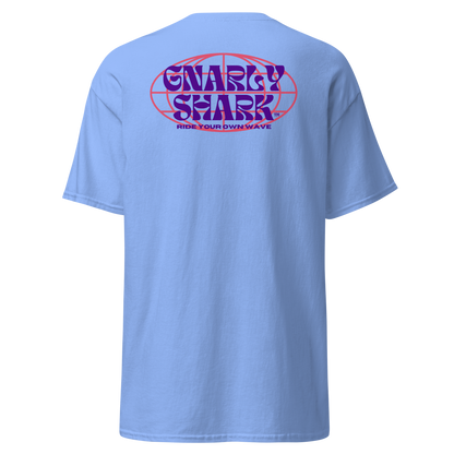 Gnarly Shark T-Shirt - Front / Back - Gildan classic 5000