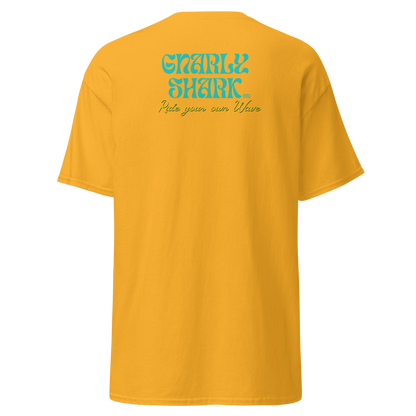 Gnarly Shark T-Shirt - Front / Back - Gildan classic 5000