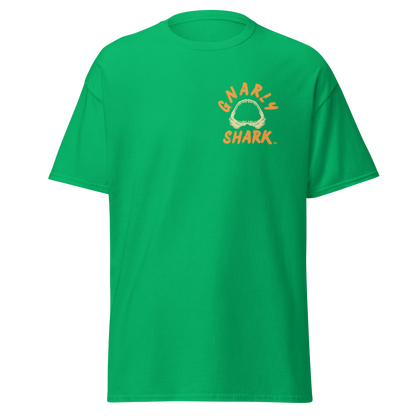 Gnarly Shark T-Shirt - Front / Back - Gildan classic 5000