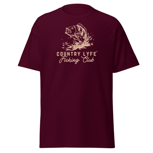 Country Lyfe Fishing Club T-Shirt - Gildan Classic 5000