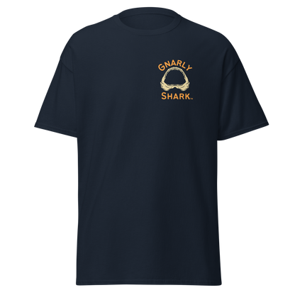 Gnarly Shark T-Shirt - Front / Back - Gildan classic 5000