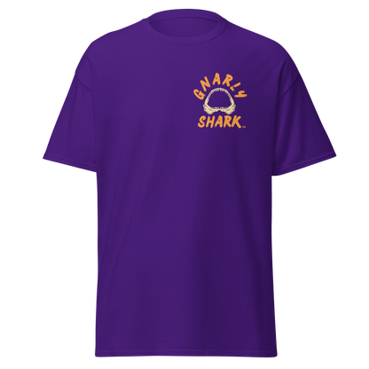 Gnarly Shark T-Shirt - Front / Back - Gildan classic 5000