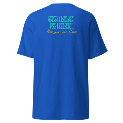 Gnarly Shark T-Shirt - Front / Back - Gildan classic 5000