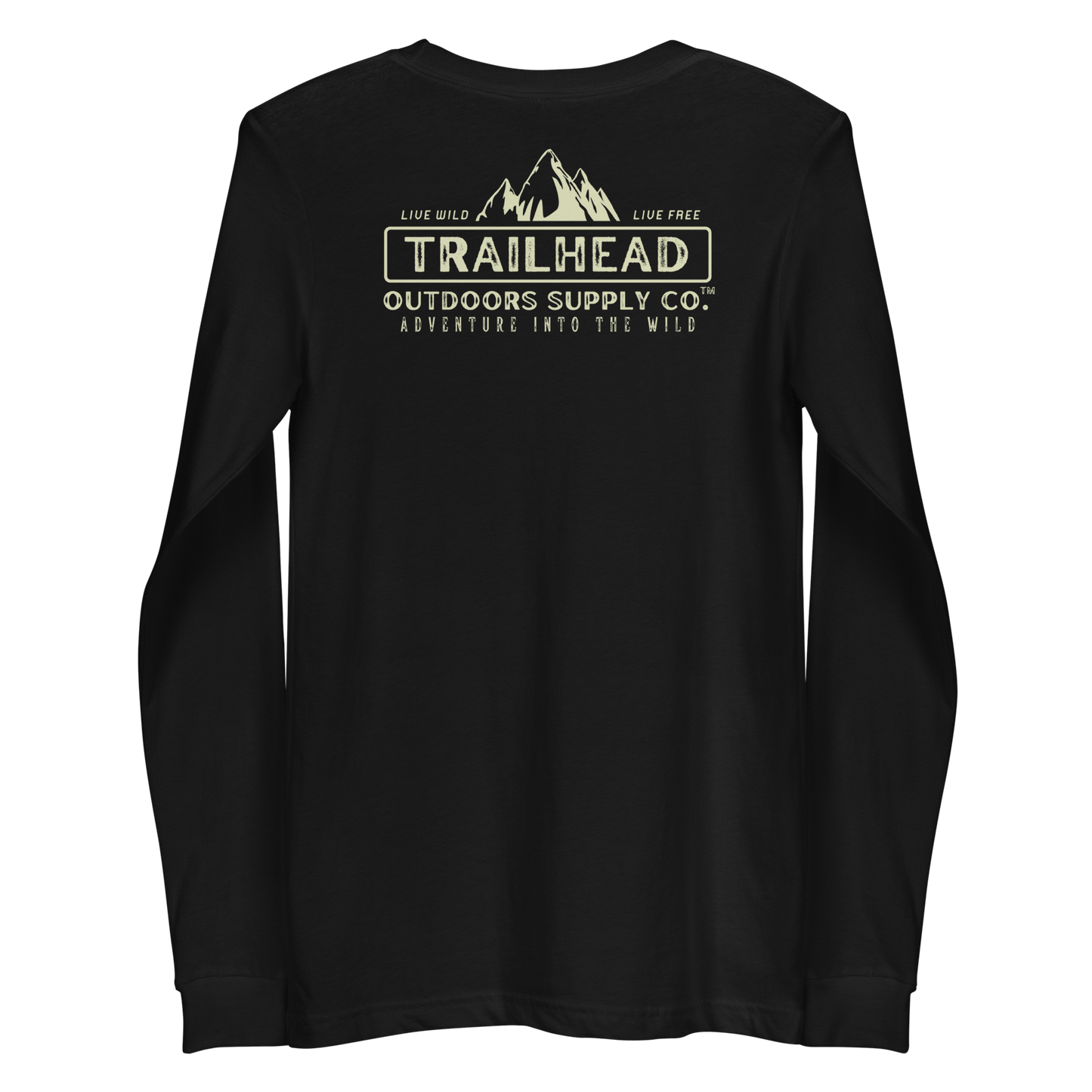 Trailhead Outdoors Supply Co.™ Long Sleeve Tee | Bella + Canvas 3501 | Front/Back