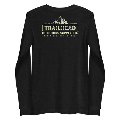 Trailhead Outdoors Supply Co.™ Long Sleeve Tee | Bella + Canvas 3501 | Front/Back