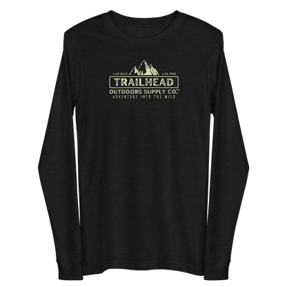 Trailhead Outdoors Supply Co.™ Long Sleeve Tee | Bella + Canvas 3501 | Front/Back