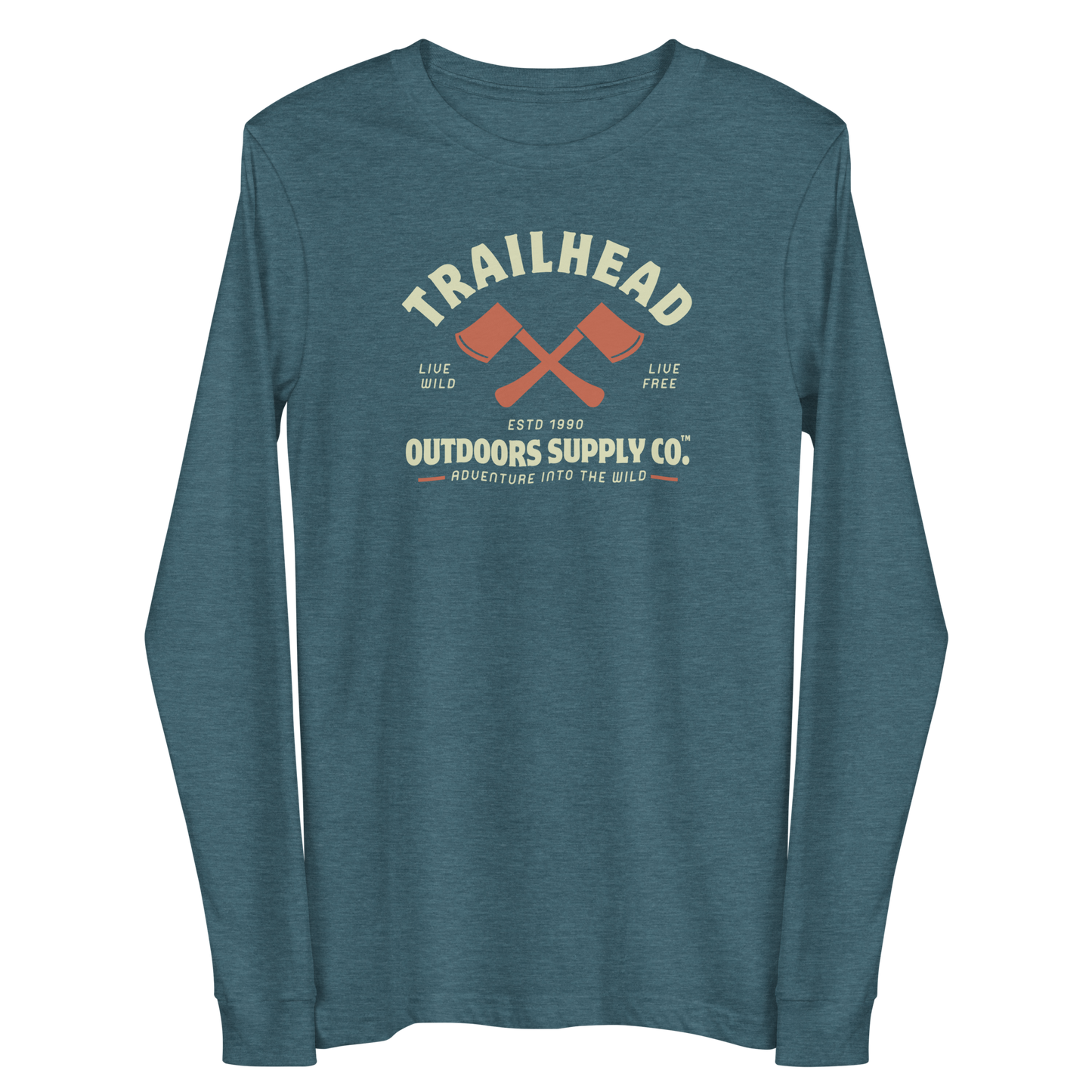 Trailhead Outdoors Supply Co.™ Long Sleeve Tee | Bella + Canvas 3501